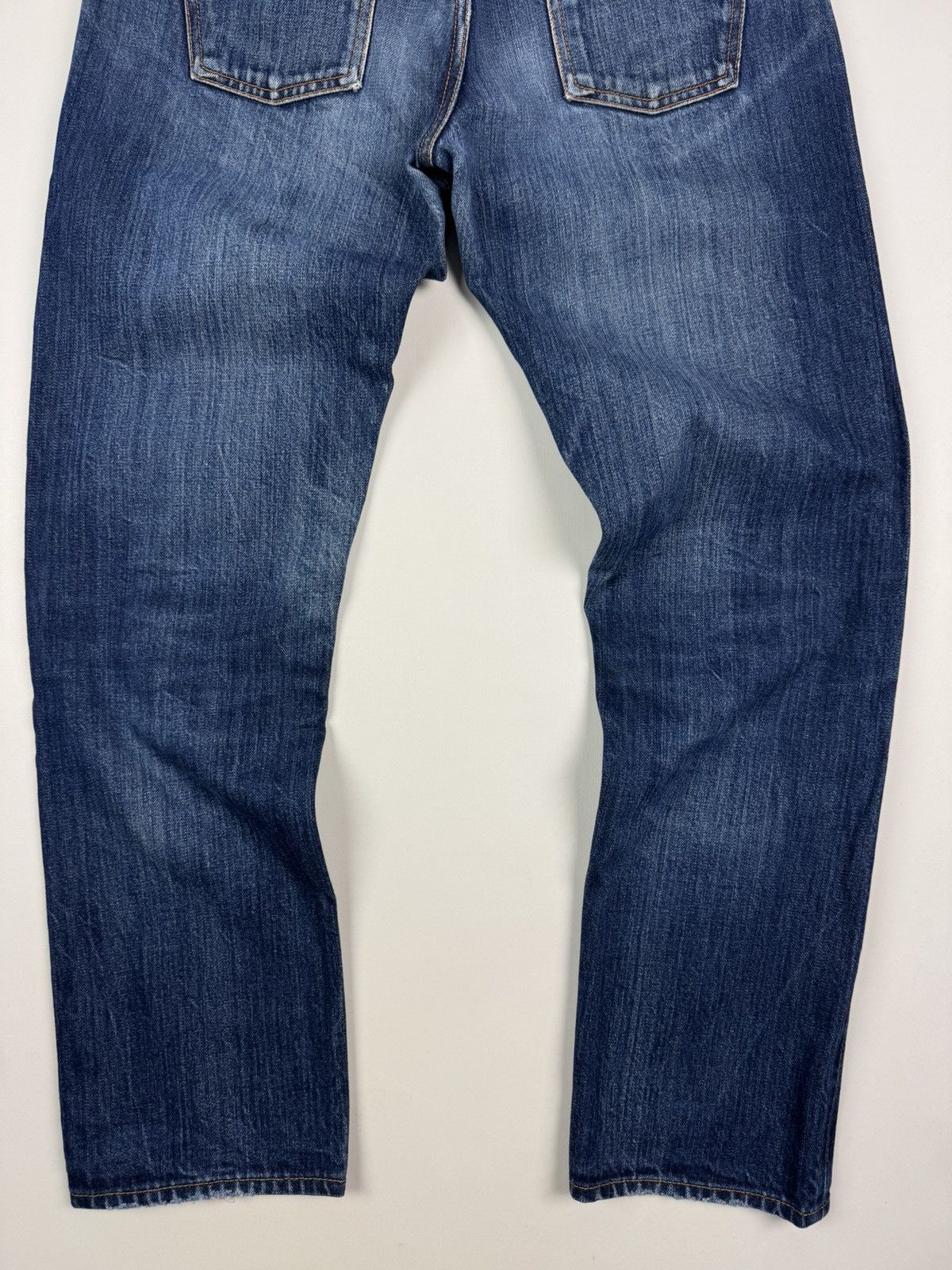 Nudie Jeans Nudie Jeans Steady Eddie Washed Selvage Denim Jeans Pants Size US 30 / EU 46 - 15 Thumbnail