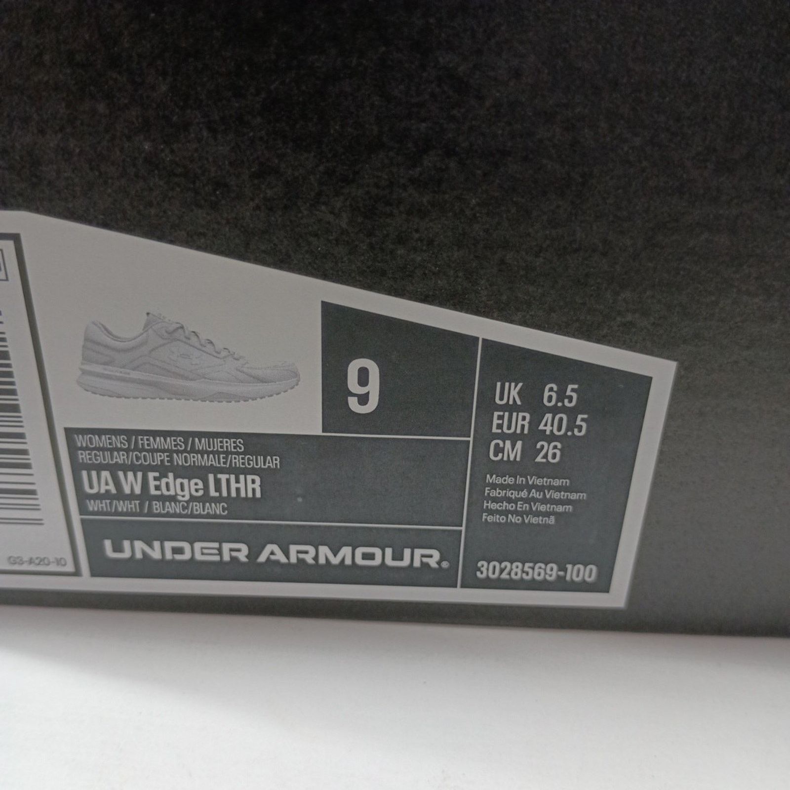 Under Armour Under Armour UA Edge Leather Women's Size 9 White Leather Size US 9 / IT 39 - 8 Thumbnail