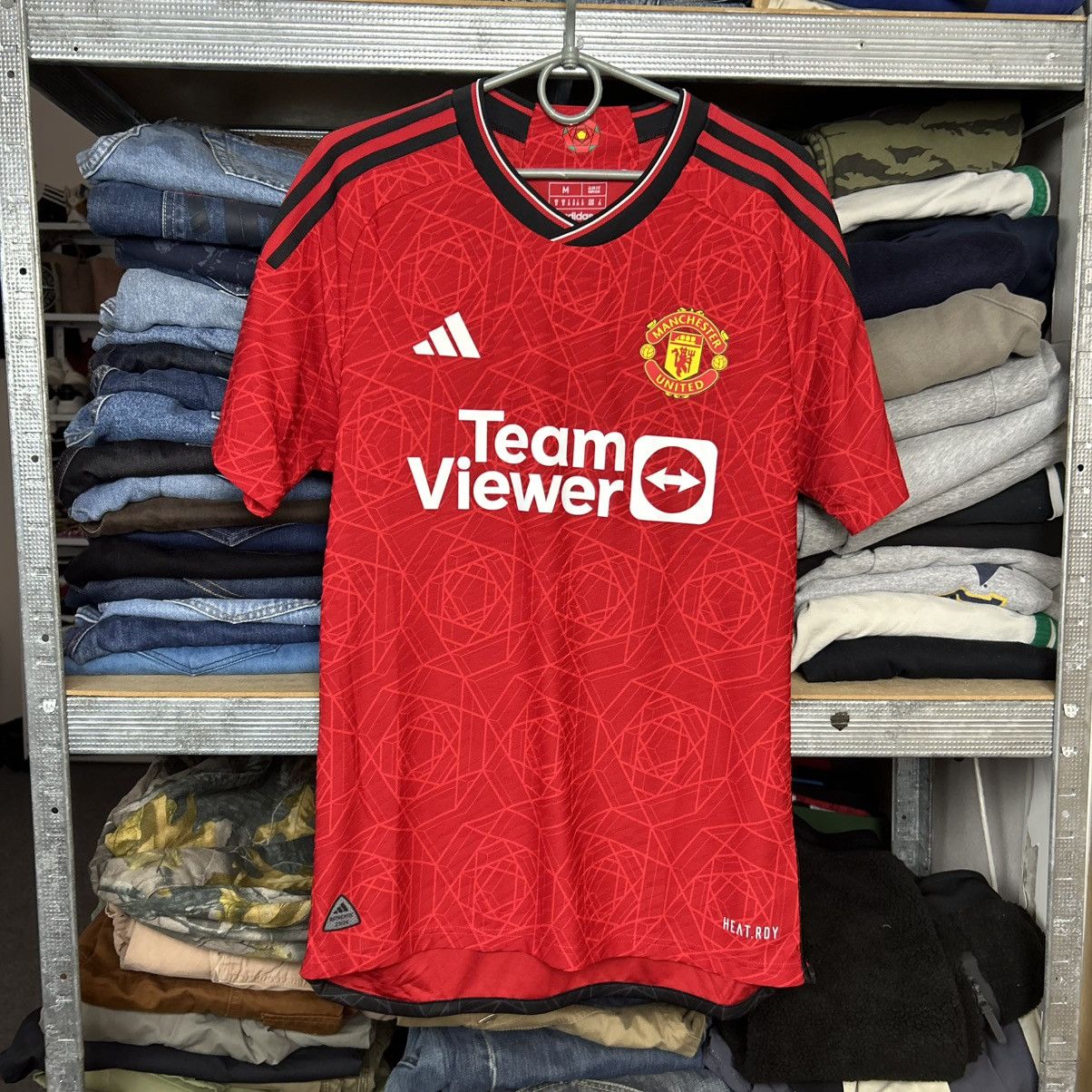 Adidas Mens Adidas Manchester United 2023 Home soccer jersey size M Size US M / EU 48-50 / 2 - 1 Thumbnail