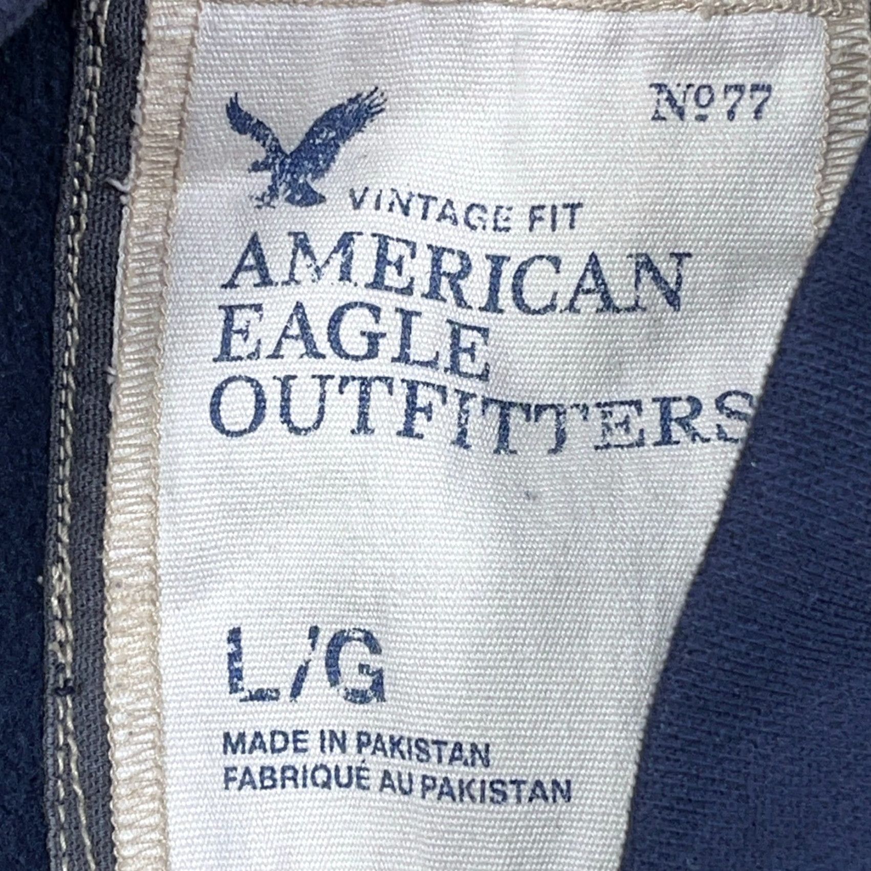 American Eagle Outfitters VINTAGE American Eagle Outfitters Cardigan Sweater Men L Blue Varsity Button Patch Knit Cardigan 80s Logo Modern Preppy Sports Classic Mens Size US L / EU 52-54 / 3 - 6 Thumbnail