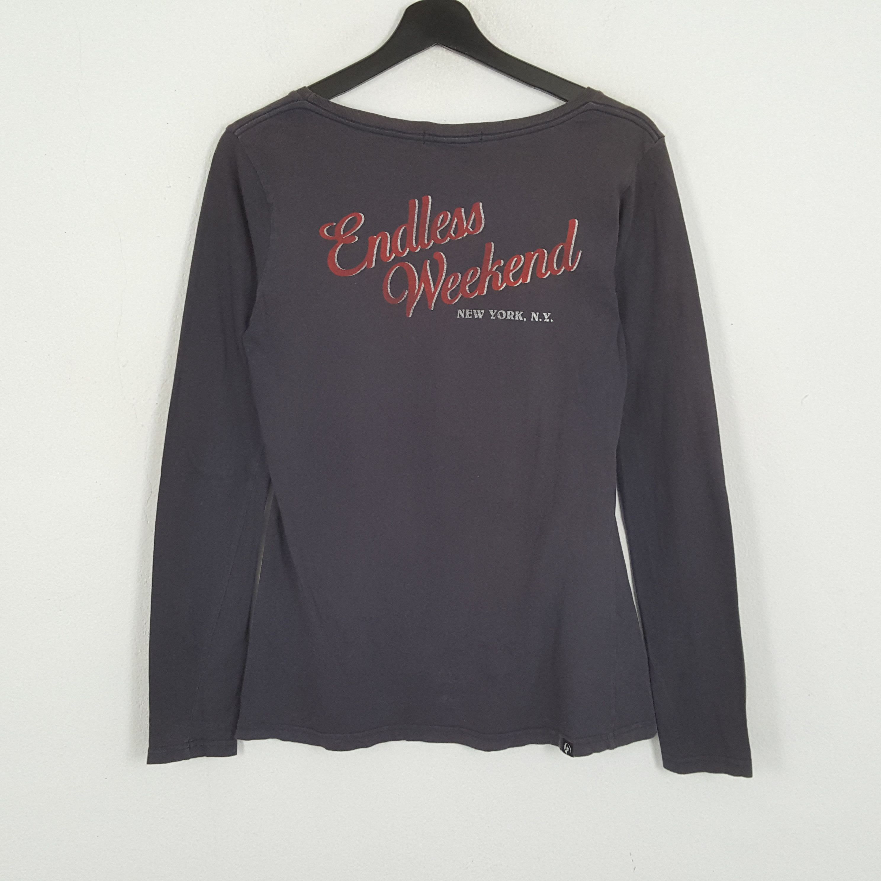Hysteric Glamour HYSTERIC GLAMOUR Japanese Brand Long Sleeve Tshirt Size S / US 4 / IT 40 - 3 Thumbnail