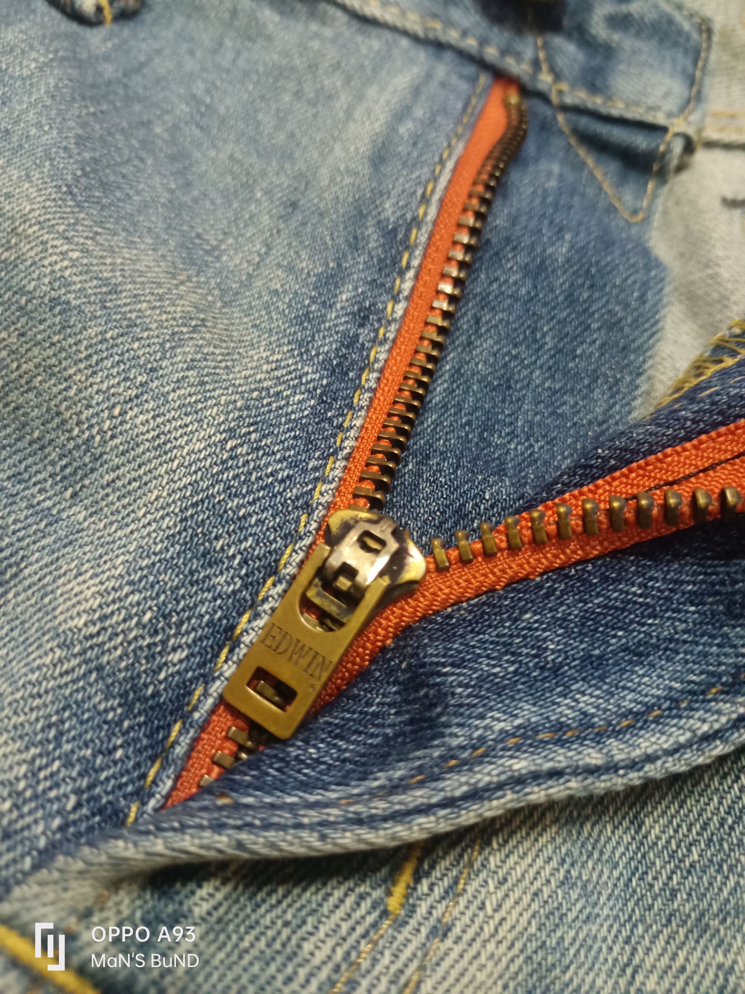 Edwin × Vintage Distressed EDWIN 505 zx Selvedge Size US 32 / EU 48 - 10 Thumbnail