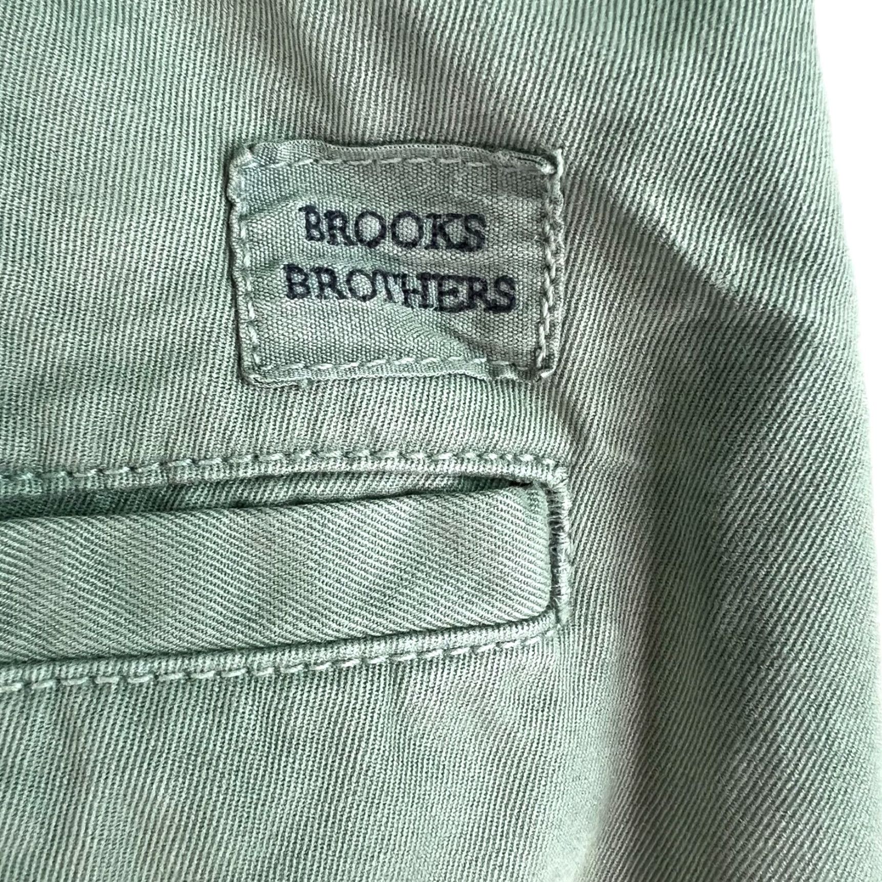 Brooks Brothers Brooks Brothers Clark Fit Chino Pants Mens Size 33 Green Khaki 33x32 Cotton Regular Straight Modern Classic Mens Clothing Size US 33 - 5 Thumbnail