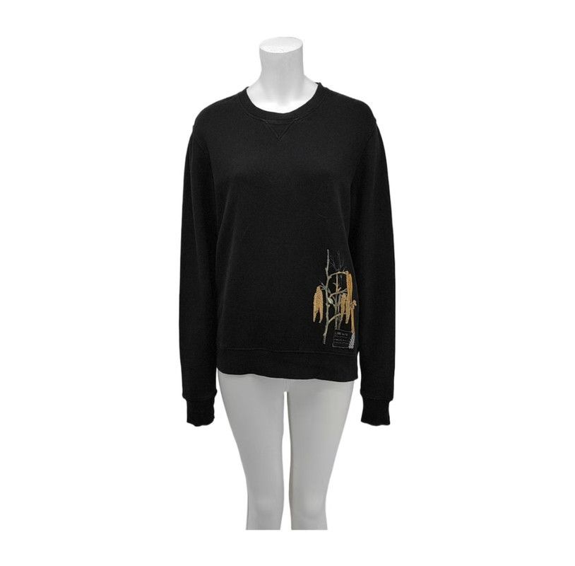 Loewe Loewe Black Cotton Long Sleeve Sweater 0089 Size M / US 6-8 / IT 42-44 - 1 Thumbnail