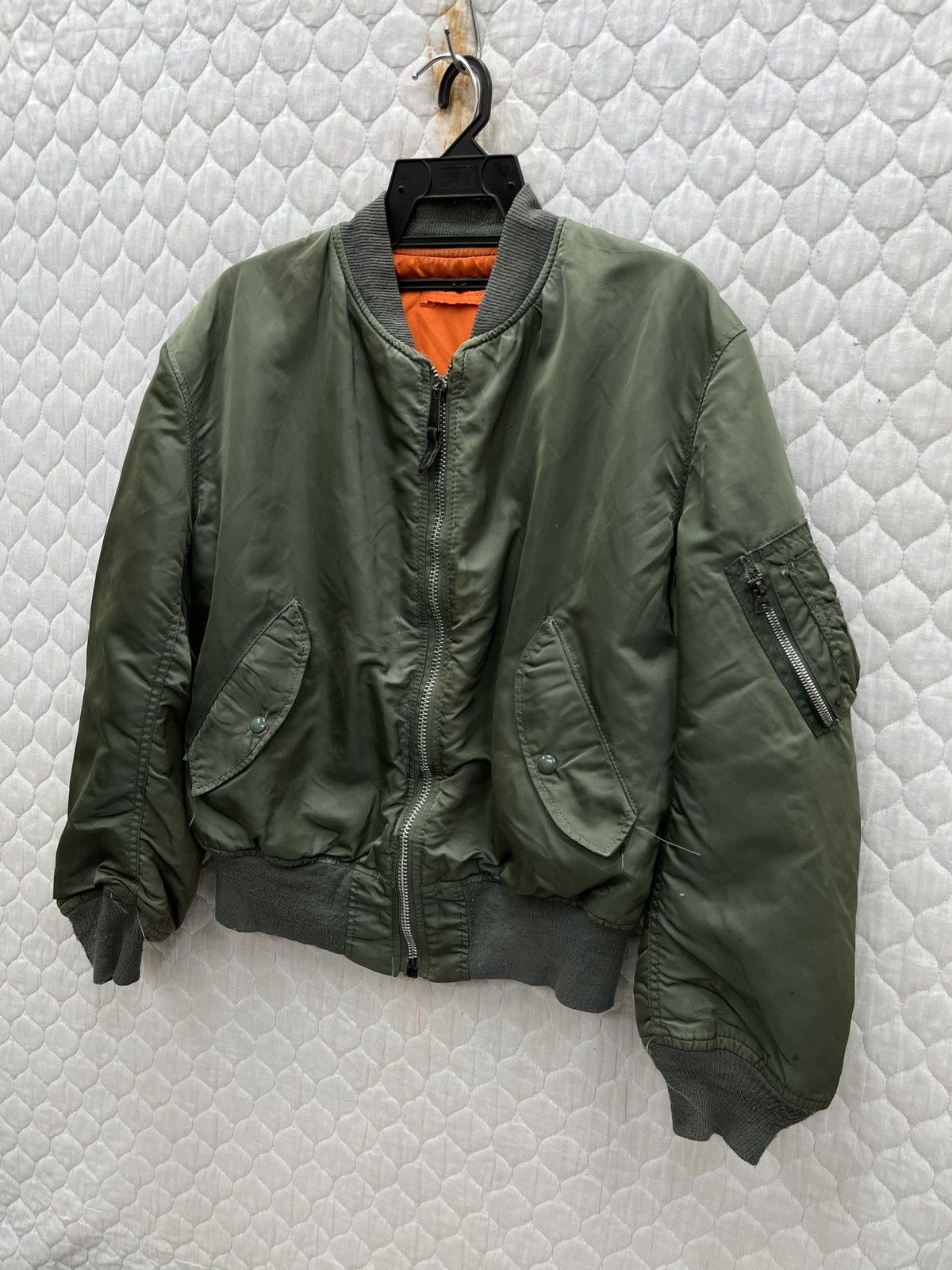 Alpha Industries 🔥🔥🔥STEALS VTG ALPHA INDUSTRIES MA1 FLIGHT JACKET Size US L / EU 52-54 / 3 - 2 Thumbnail
