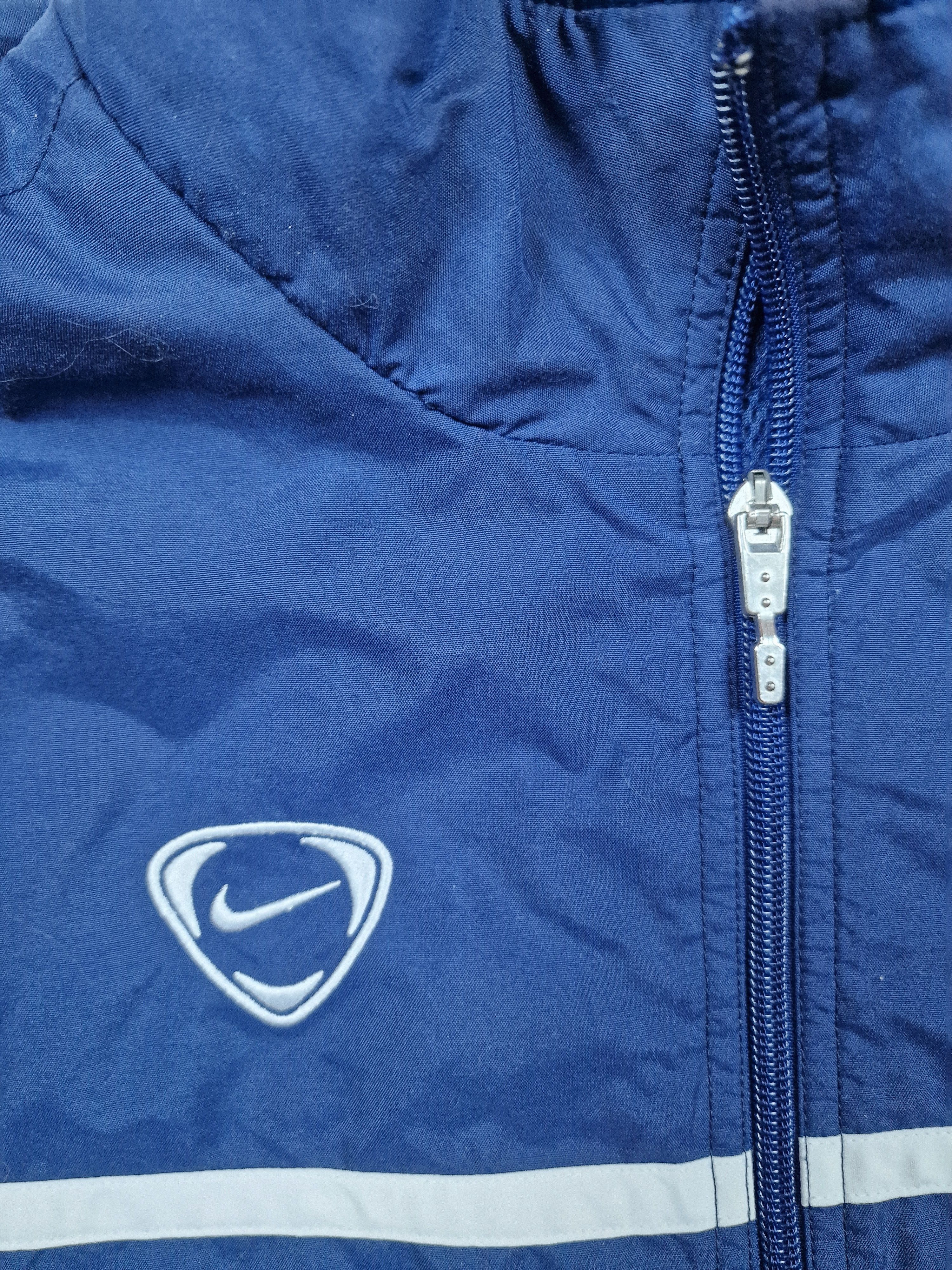 Nike 00s Nike Retro Logo Vintage Y2K Oversize Hylon Retro Jacket Size US L / EU 52-54 / 3 - 5 Thumbnail