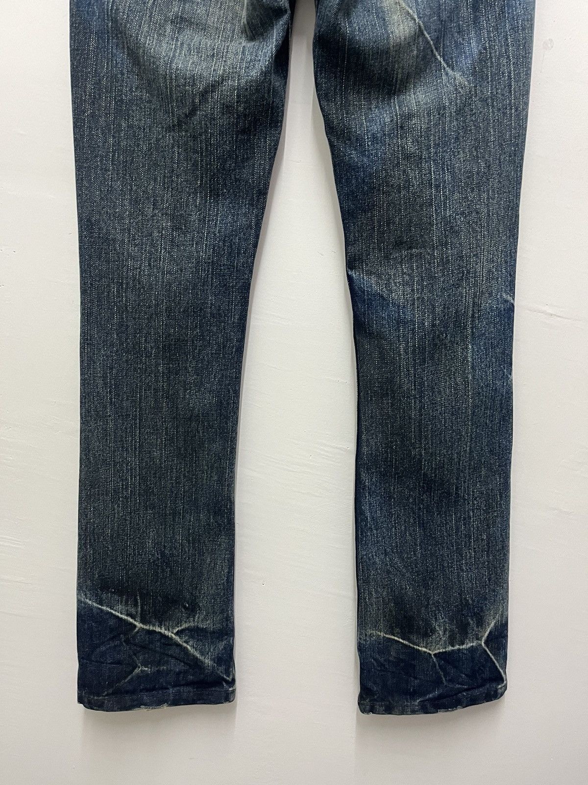 Indigo Vintage Spellbound Japan Low Rise Indigo Denim Size US 30 / EU 46 - 8 Thumbnail