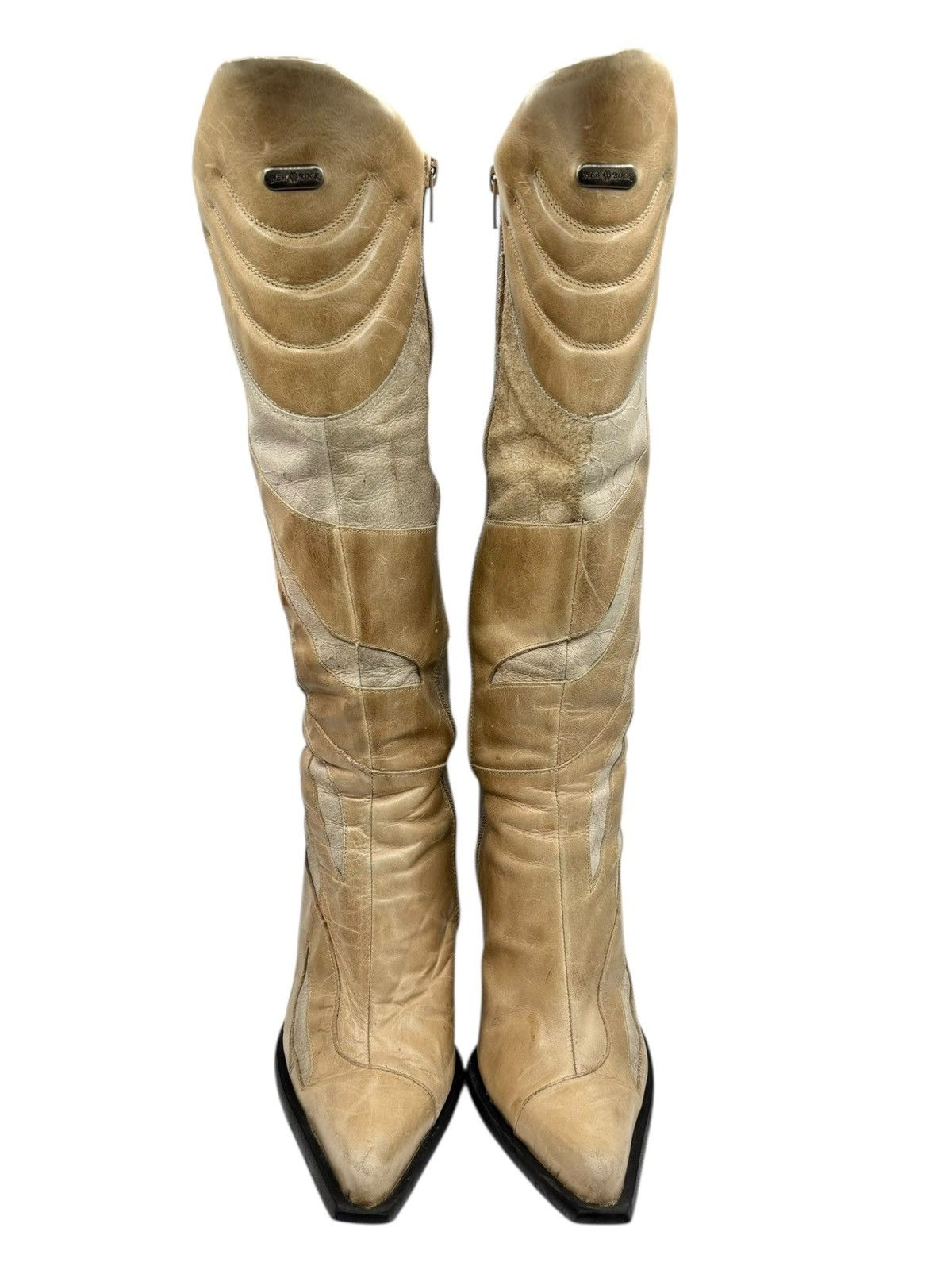 New Rock Vintage New Rock beige knee high boots Size 40 Size US 10 / IT 40 - 2 Thumbnail
