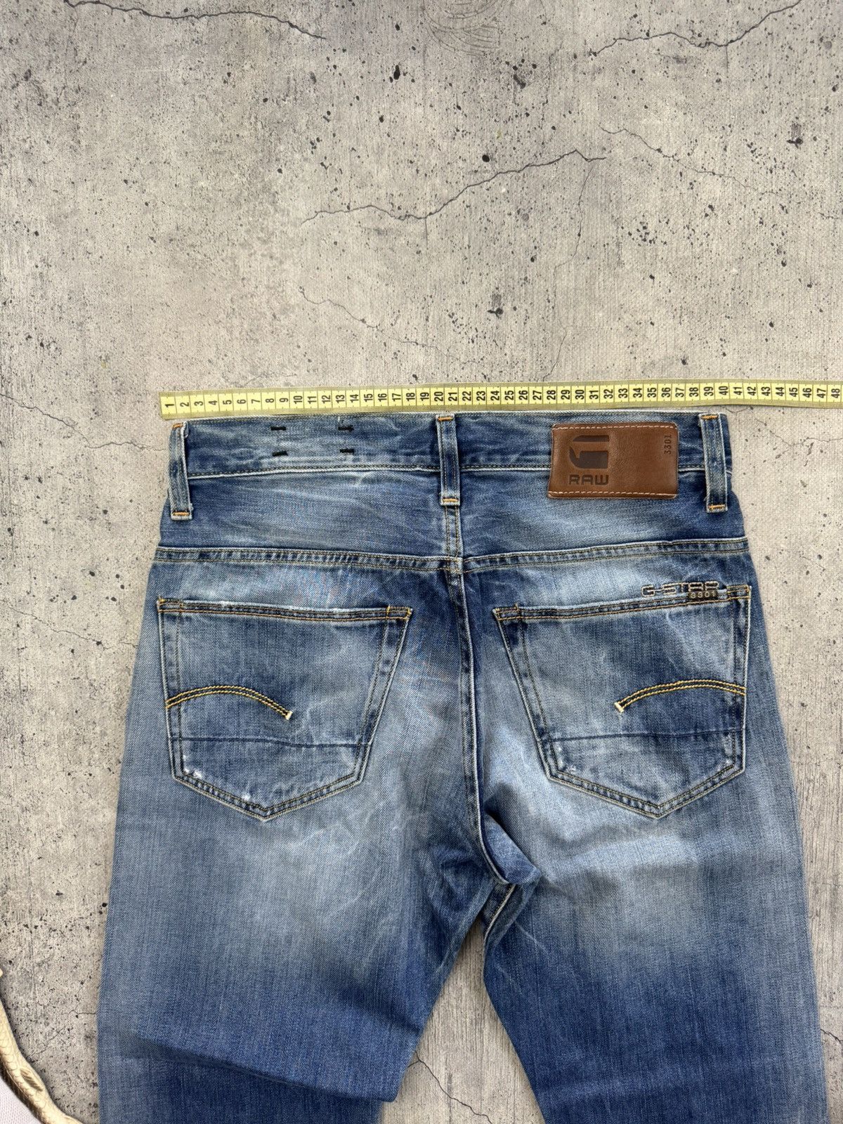 G-Star Rare Vintage G-Star Raw Denim Flared Jeans Y2K Size US 30 / EU 46 - 2 Thumbnail