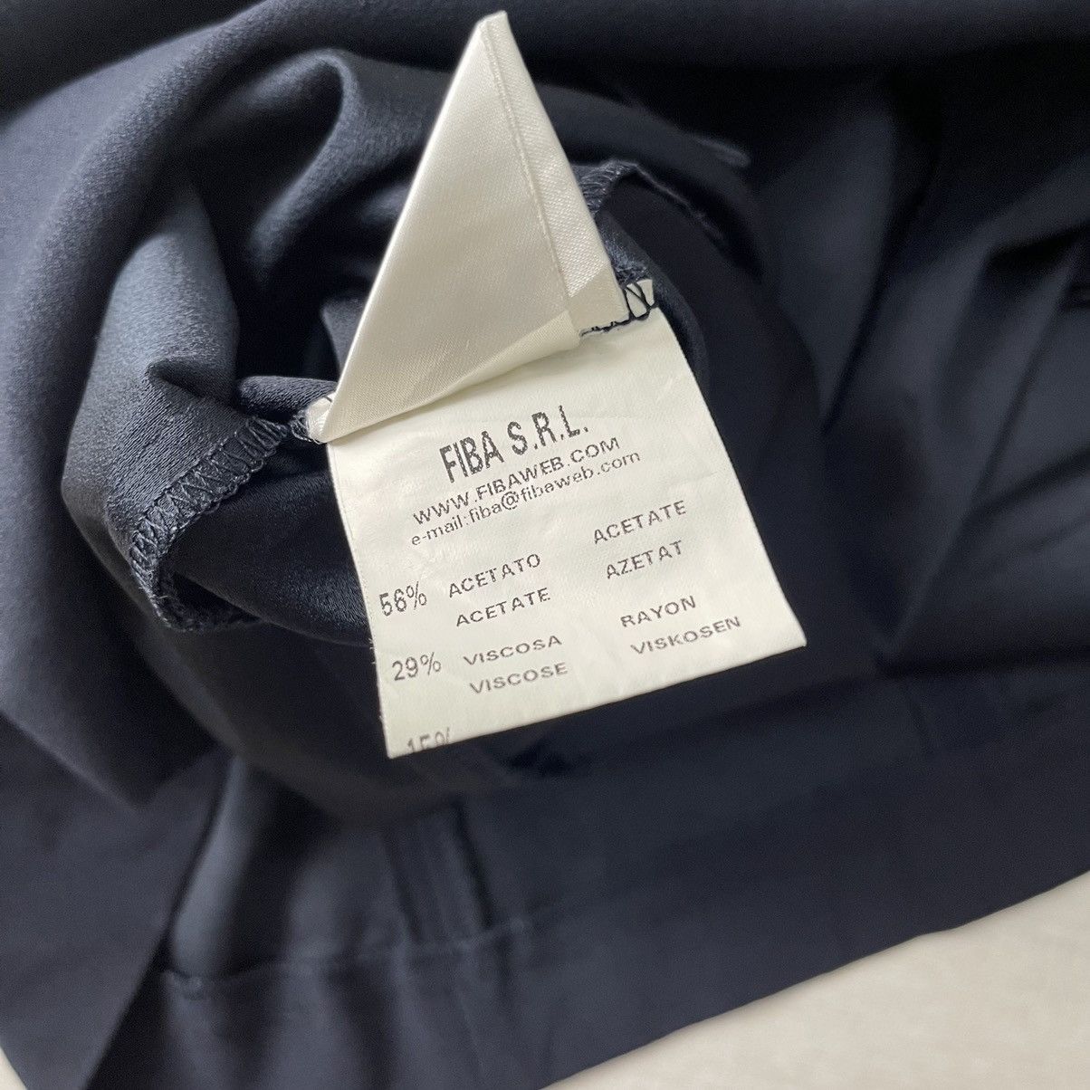 Claude Montana × Vintage Vintage 90s Claude Montana Blu Midi Dress Size M / US 6-8 / IT 42-44 - 6 Thumbnail