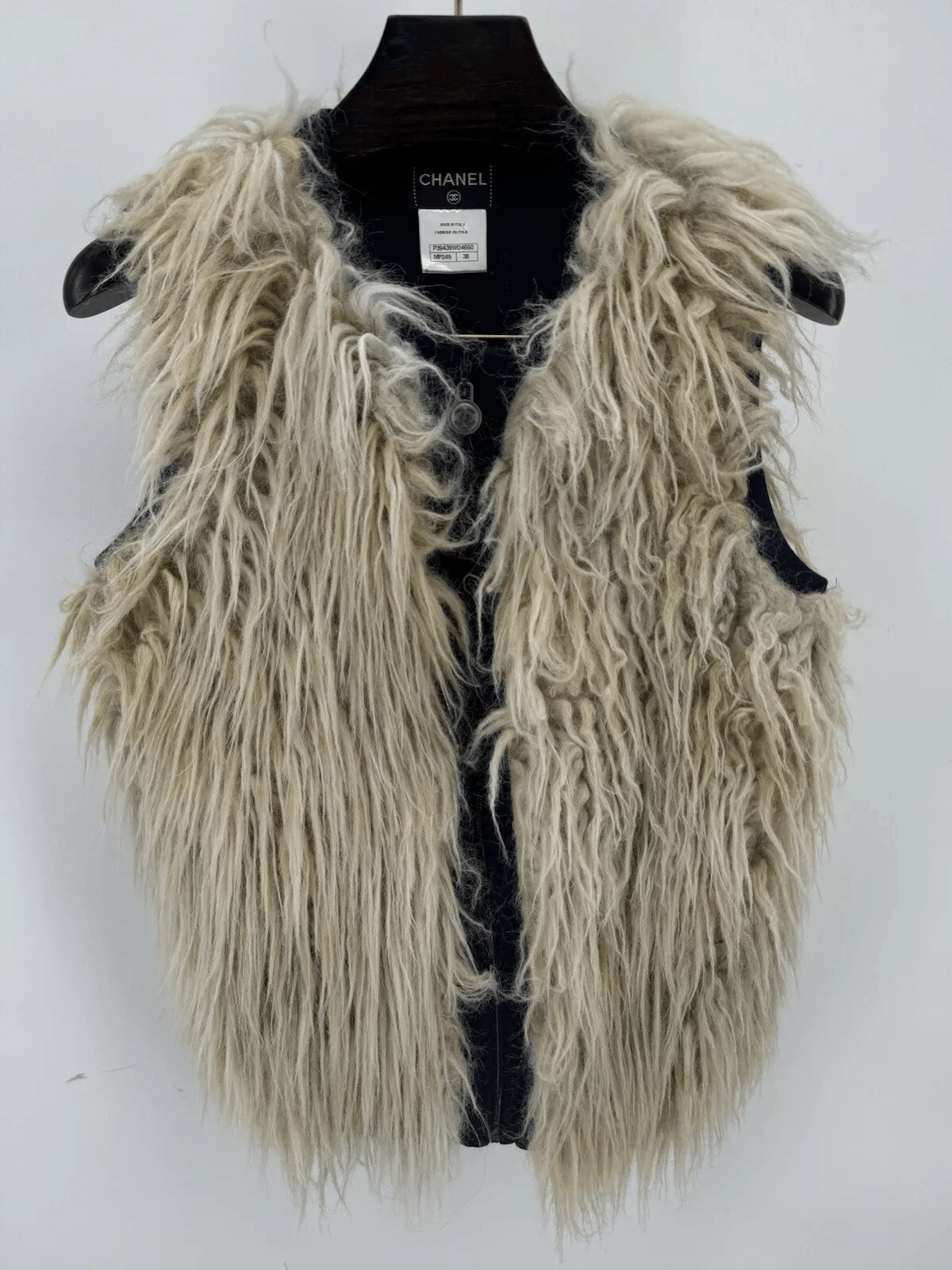 Chanel Chanel Shearling Wool Fur Vest Jacket Coat FW10 Karl Size M / US 6-8 / IT 42-44 - 2 Thumbnail