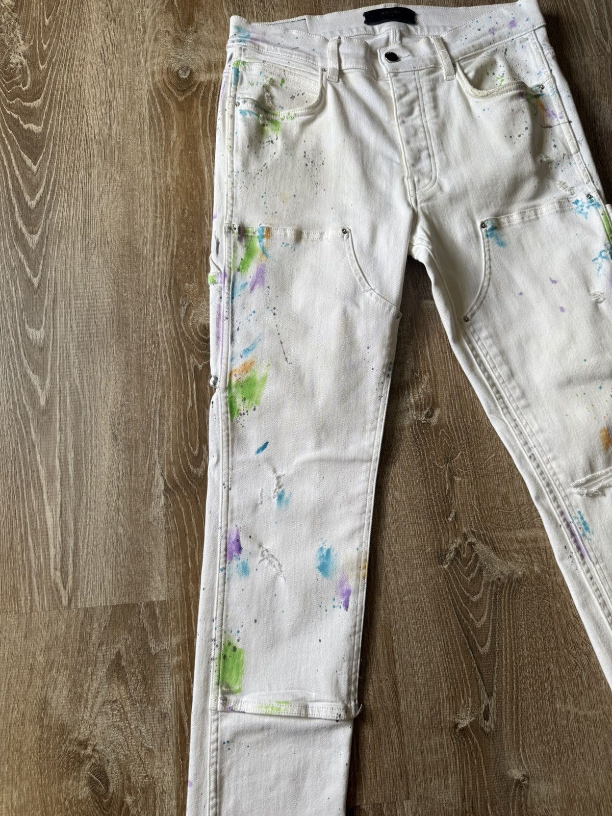 Amiri Amiri Paint Splatter Jeans Size US 32 / EU 48 - 8 Thumbnail