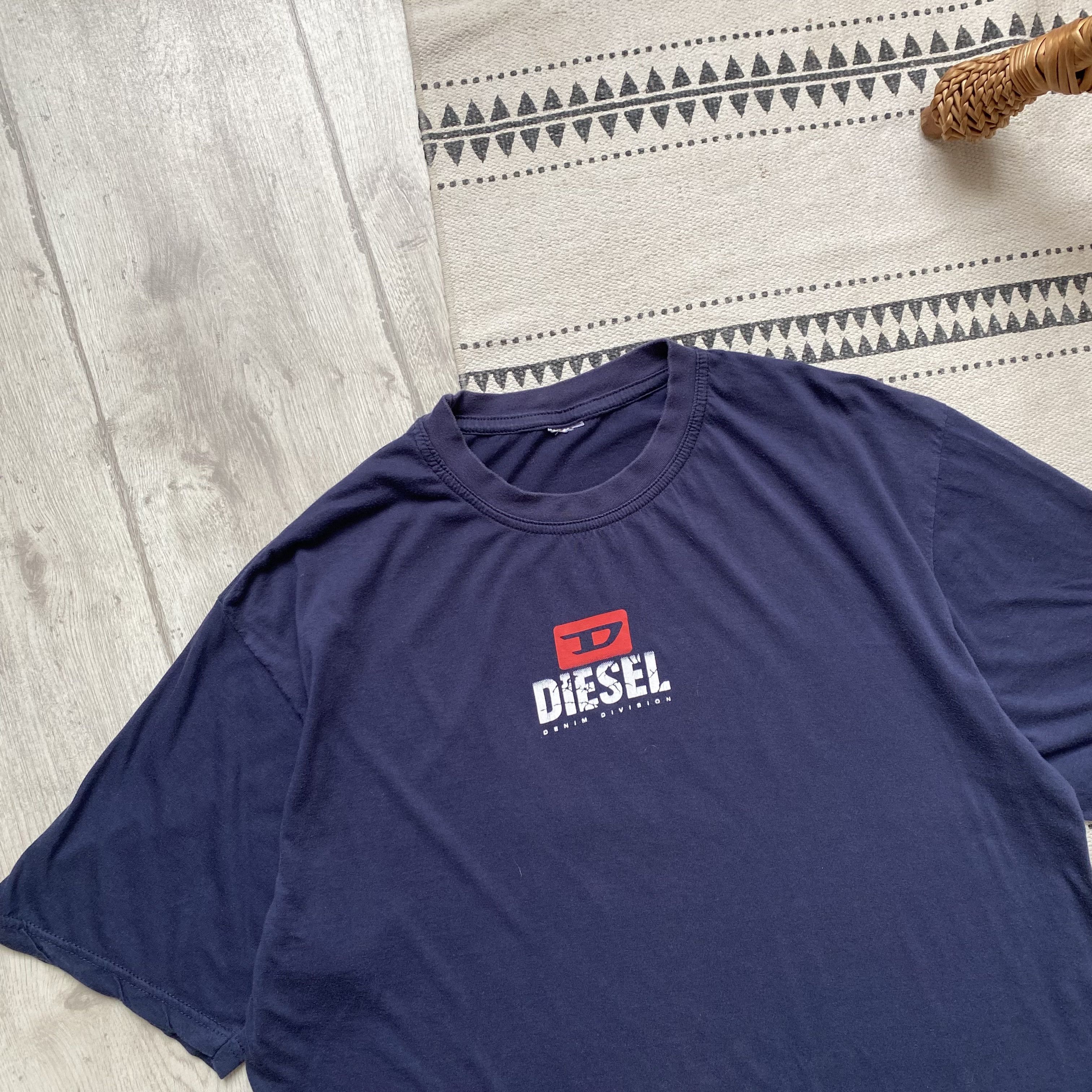 Diesel Essentials 90s Vintage Diesel Big Logo Tee Streetch Opium Size US L / EU 52-54 / 3 - 4 Thumbnail