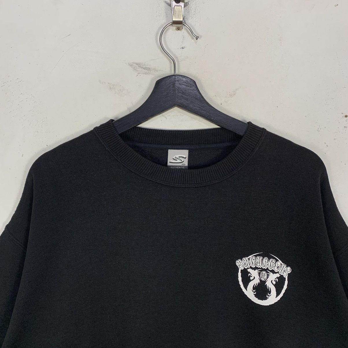 Vintage Vintage Staffa Double Dragon Back JapaneseBrand Sweatshirt Size US L / EU 52-54 / 3 - 4 Thumbnail