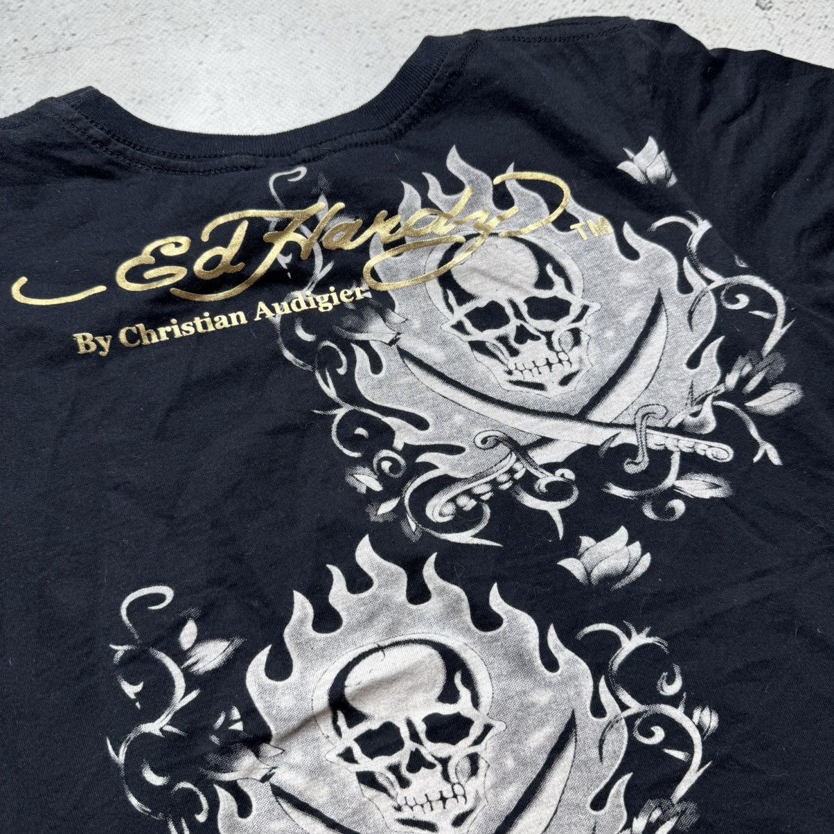 Ed Hardy vintage y2k ed hardy big skeleton t shirt affliction Size M / US 6-8 / IT 42-44 - 8 Thumbnail