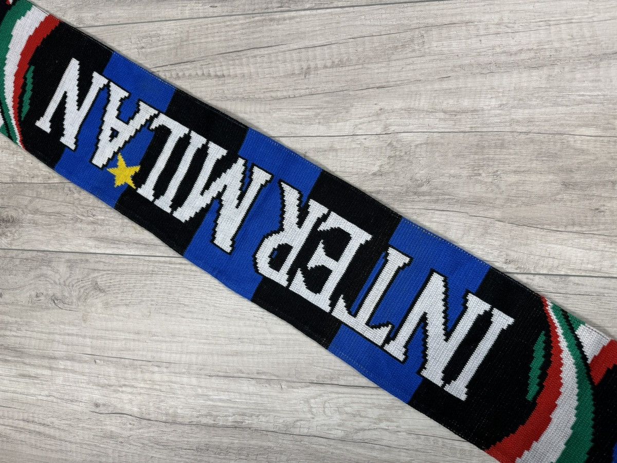 Vintage Inter Milan Italy Vintage IF6WAS9 Scarf Soccer Size ONE SIZE - 4 Thumbnail