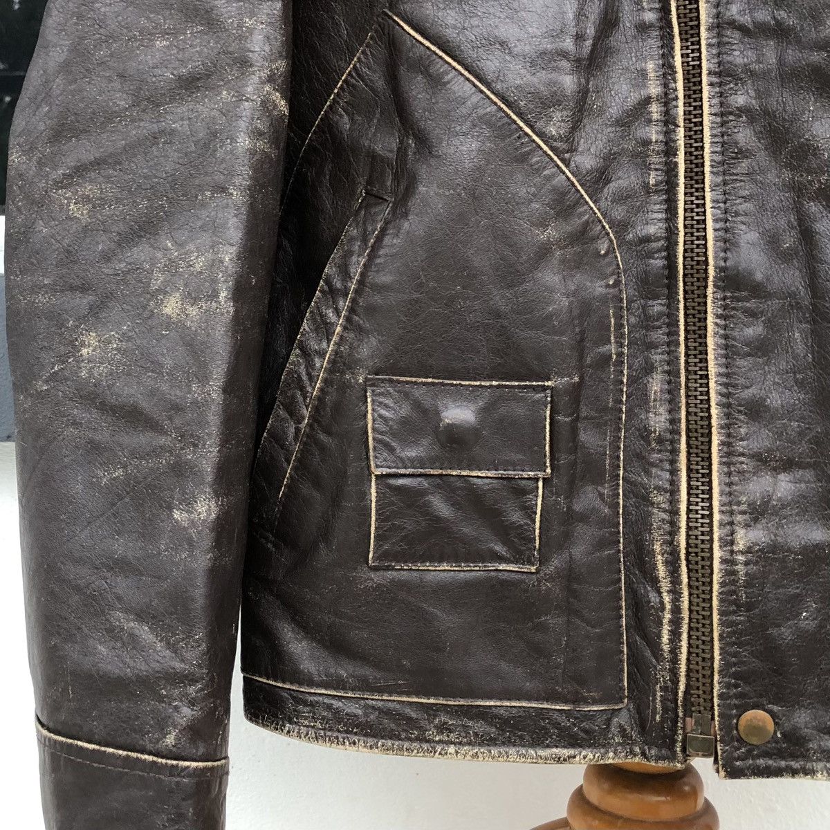 Avirex Vintage Avirex LTD Flight Leather jacket Flyer Size US M / EU 48-50 / 2 - 6 Thumbnail
