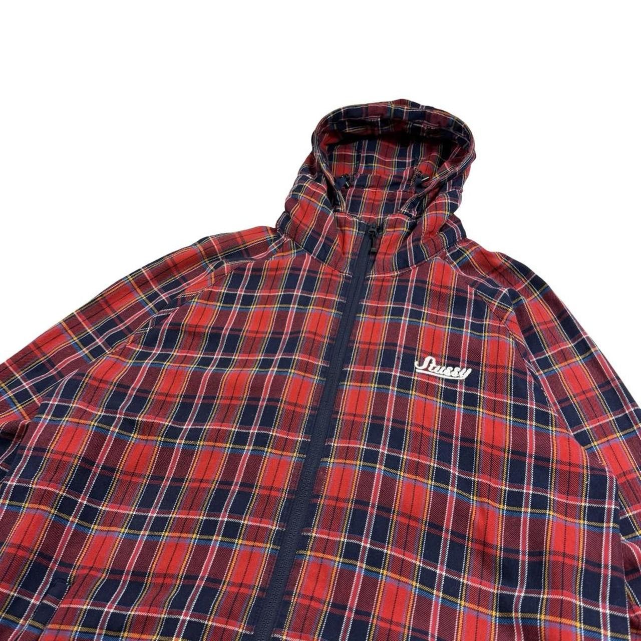 Stussy Vintage 2000s Stussy Plaid / Check Jacket - Extra Large Size US XL / EU 56 / 4 - 4 Thumbnail