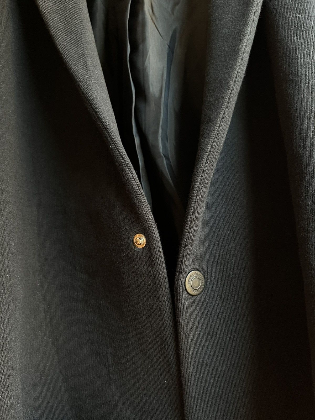 Other Senplo Black Cotton Knit Single-Button Sportscoat Size Large Size US L / EU 52-54 / 3 - 3 Thumbnail