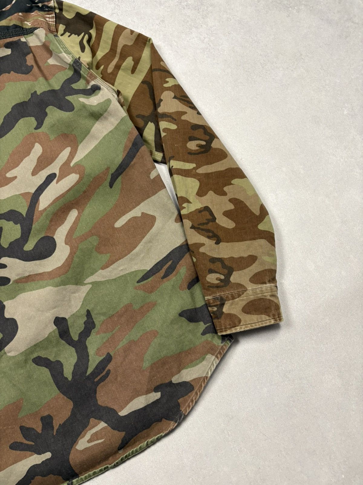 Denim & Supply Ralph Lauren Ralph Lauren Denim & Supply Camo Patchwork Military Shirt Size US M / EU 48-50 / 2 - 22 Thumbnail