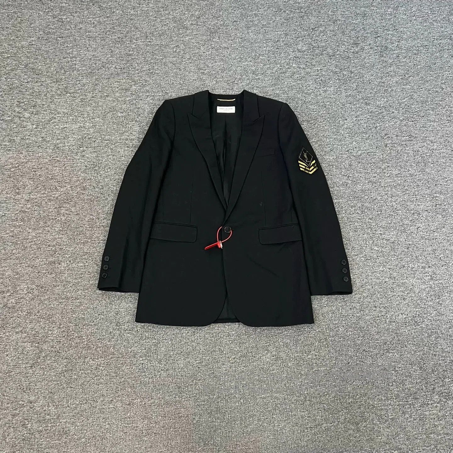Saint Laurent Paris SLP Logo Wool Blazer Jacket 36. Size US S / EU 44-46 / 1 - 1 Thumbnail