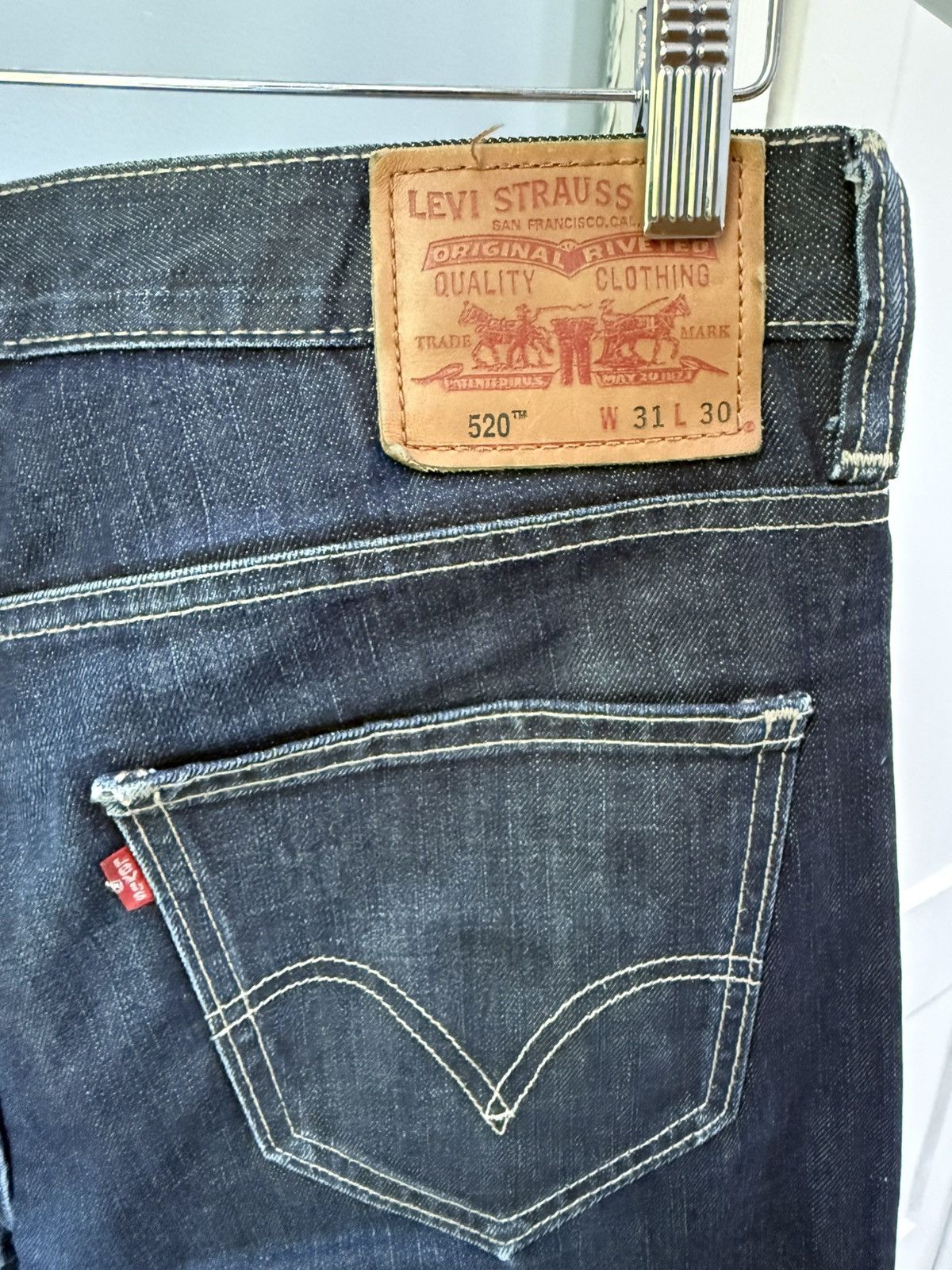 Levi's Levi’s 520 Taper Fit Jeans Size US 31 - 3 Thumbnail