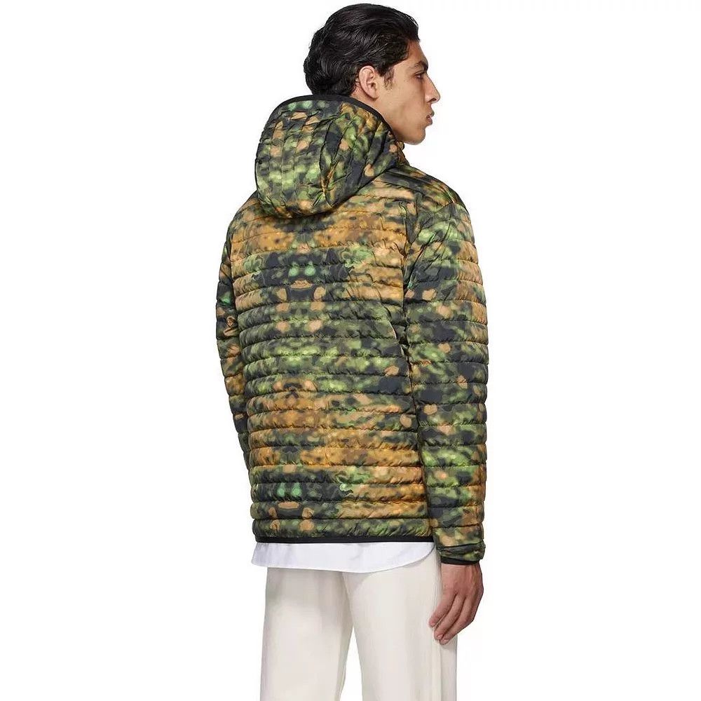 Burberry Burberry Hooded Down Jacket XXL Oil Camo Size US XXL / EU 58 / 5 - 2 Thumbnail