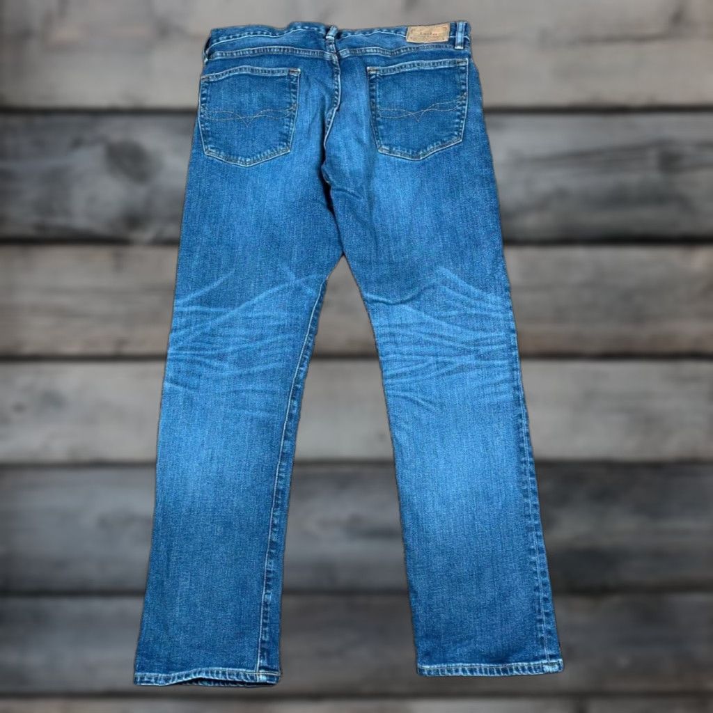 Polo Ralph Lauren Polo Ralph Lauren Jeans Hampton Relaxed Straight 35 x 31 Blue 90s Mens Size US S / EU 44-46 / 1 - 1 Thumbnail