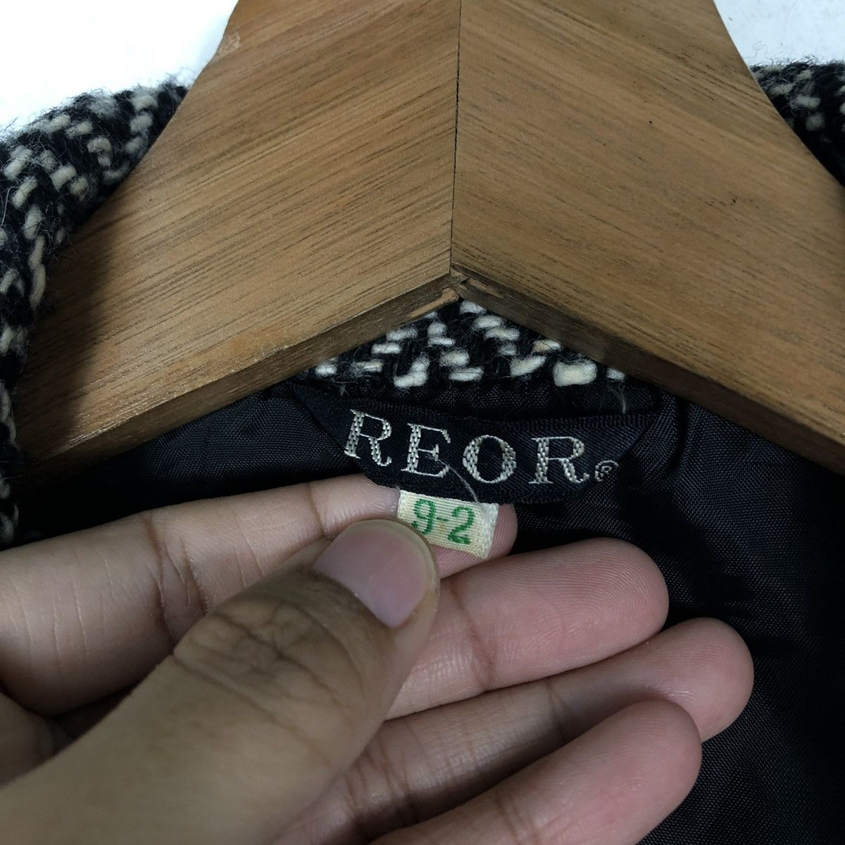 Issey Miyake 🔥Vintge Wool Bomber Jacket Herringbone Reor Japan Made Size US M / EU 48-50 / 2 - 17 Thumbnail