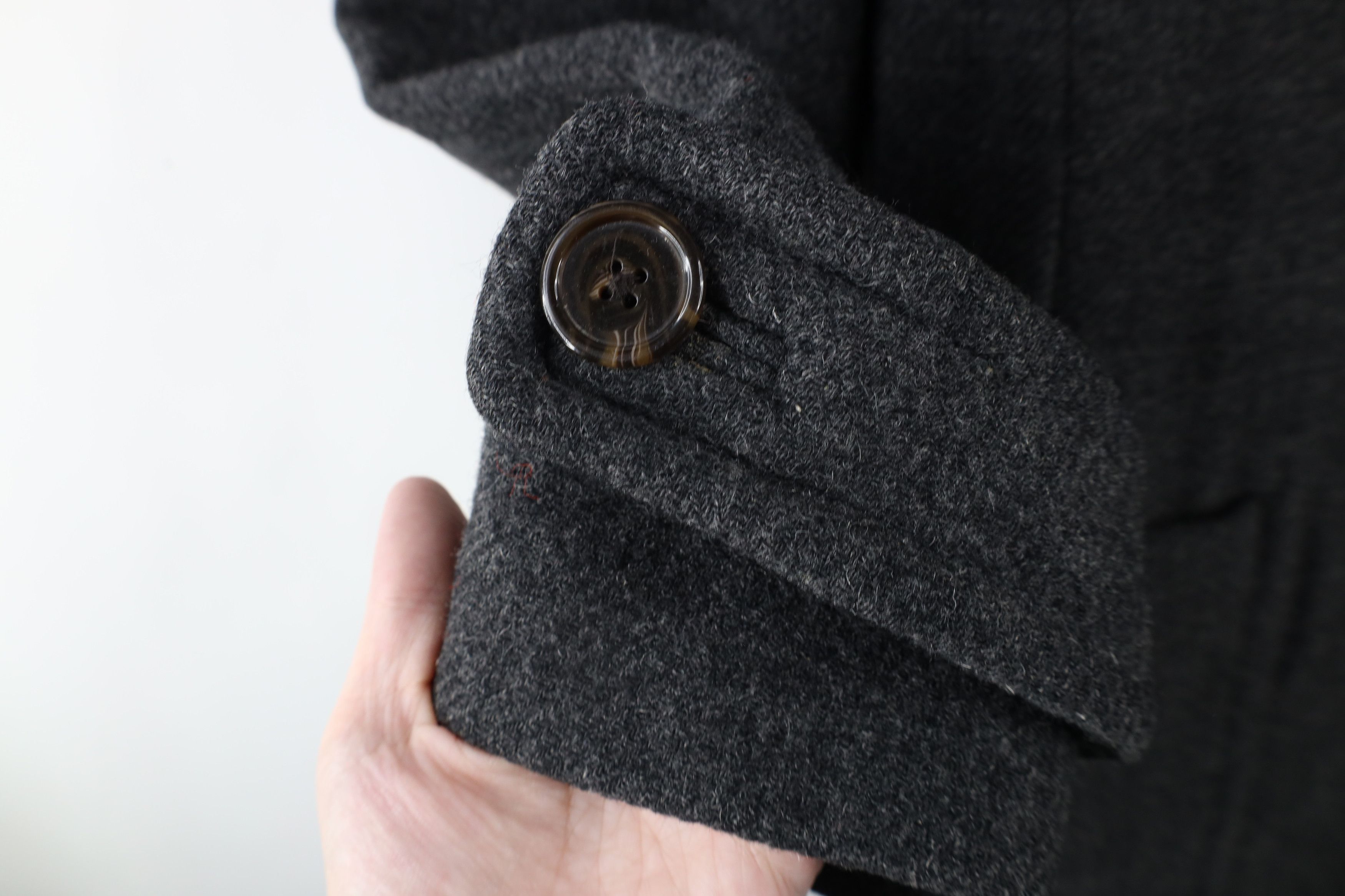 Banana Republic × Vintage Banana Republic Horn Toggle Button Peacoat Jacket Dark Gray Size M / US 6-8 / IT 42-44 - 5 Thumbnail