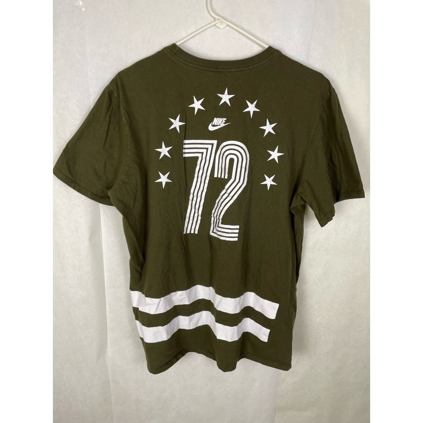 Nike Vintage Nike Sportswear mens Team 72 army green tshirt XL Size US XL / EU 56 / 4 - 1 Thumbnail