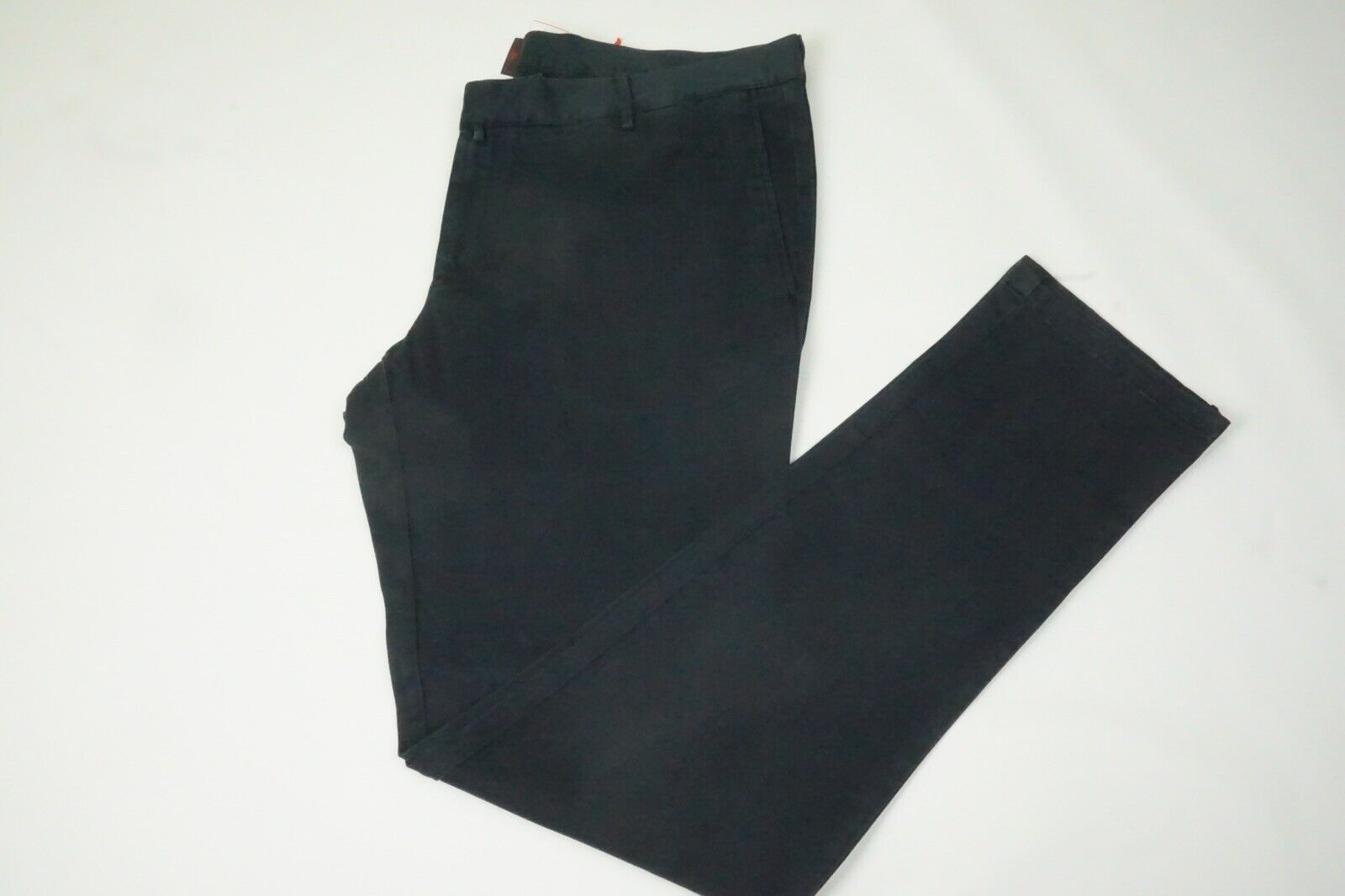 Isaia S Tinto Capo Blue Twill Cotton Blend Casual Mens Chino