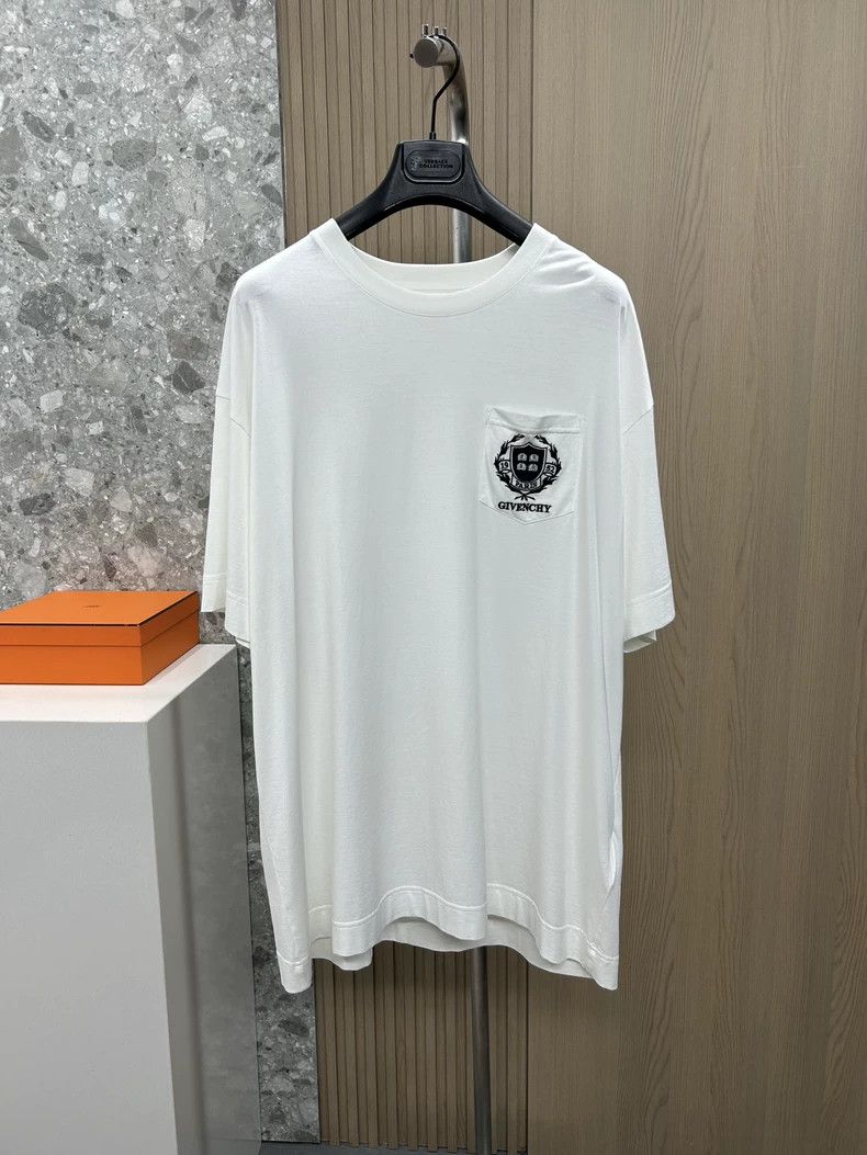 Givenchy Givenchy Wheat Ear Logo Embroidered Loose T-shirt - dmc Size US L / EU 52-54 / 3 - 1 Thumbnail