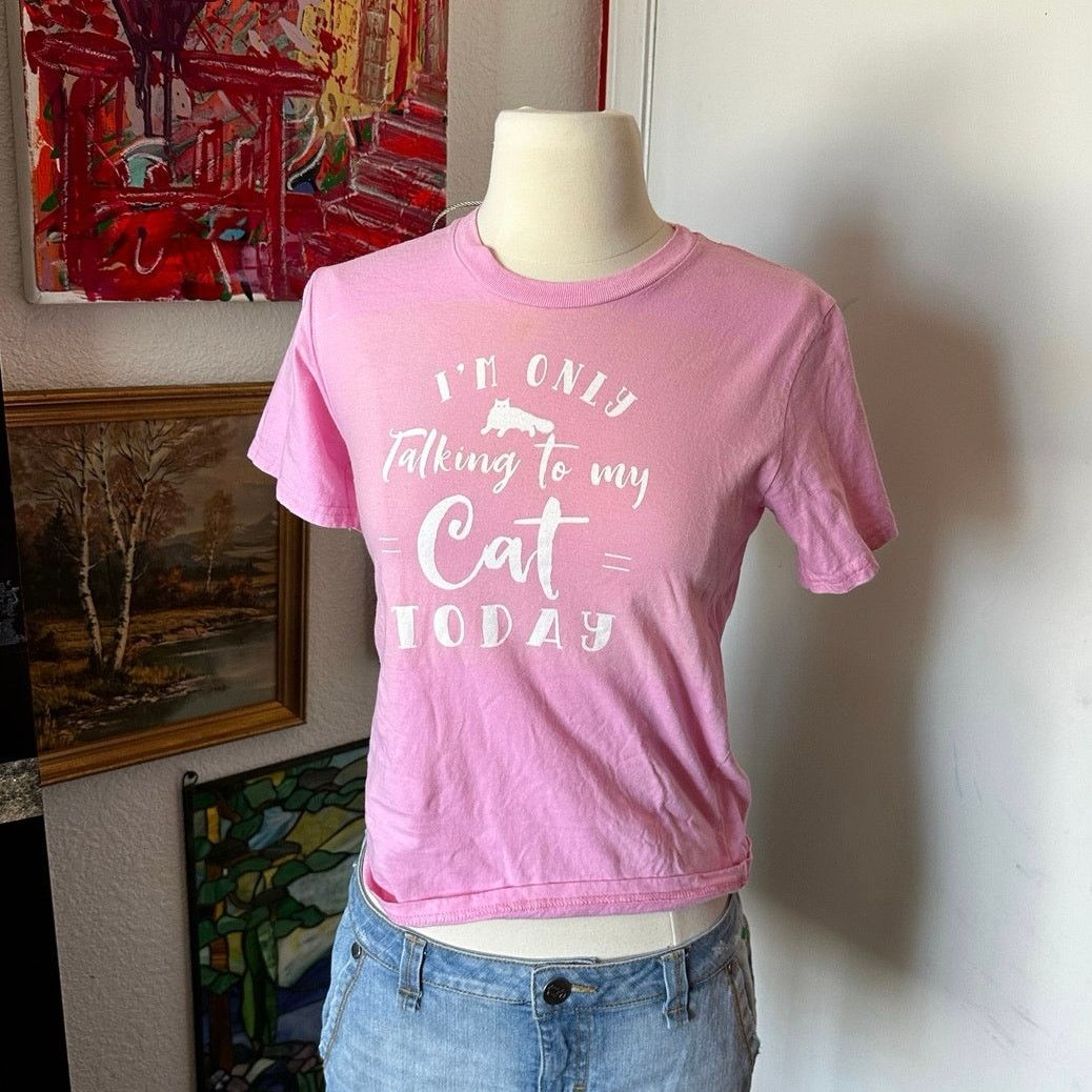 Other port and company pink cat graphic shirt Size M / US 6-8 / IT 42-44 - 1 Thumbnail