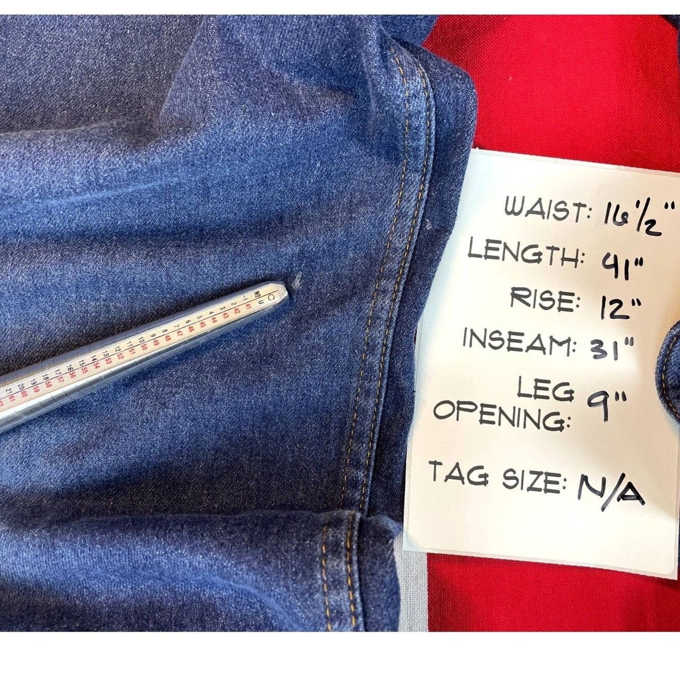 Levi's × Vintage 70s LEVI'S Orange Tab "Skosh More Room" Mens jeans 33x31 Size US 33 - 8 Thumbnail