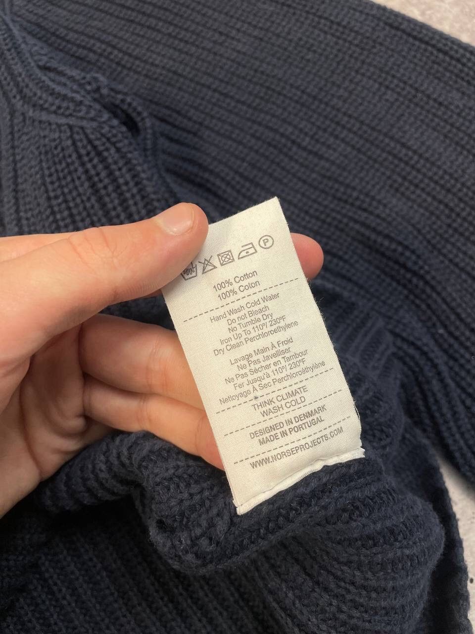 Norse Projects Norse Projects Baggy Cropped Heavy Cotton Knit Sweater Y2K Size US L / EU 52-54 / 3 - 7 Thumbnail