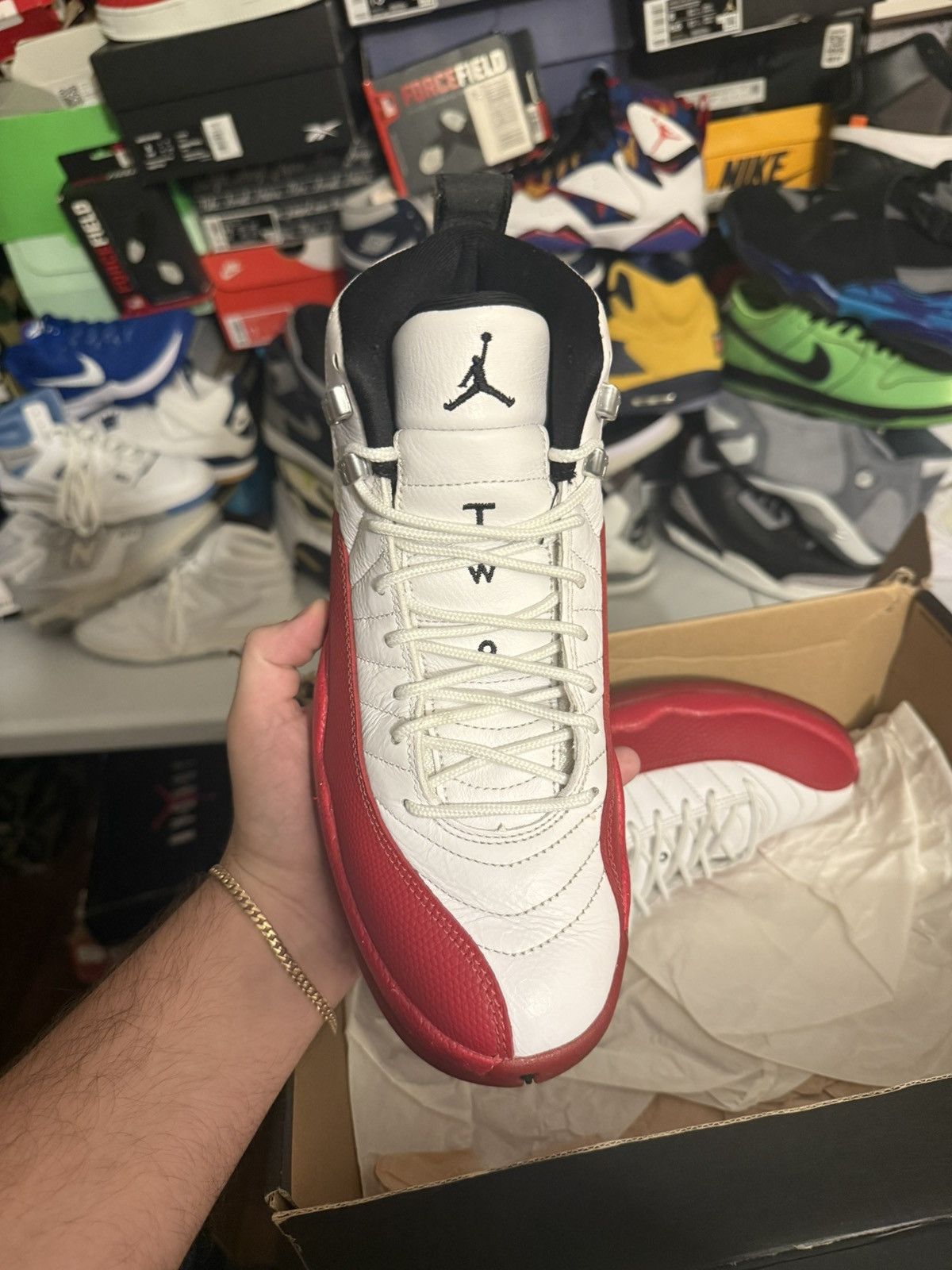 Jordan Brand Jordan retro 12 cherry sz 8.5 Size US 8.5 / EU 41-42 - 2 Thumbnail