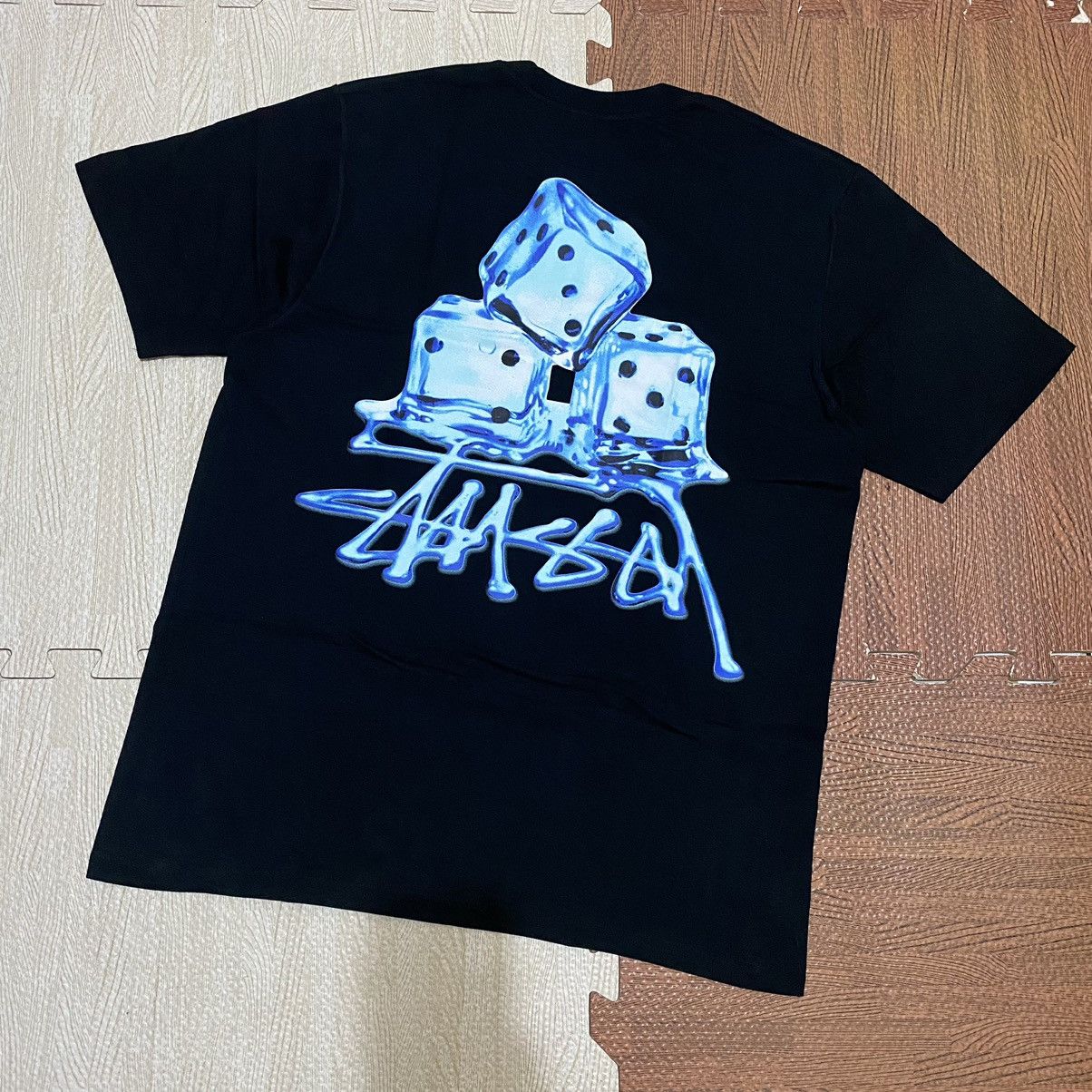 image of Stussy Melted Tshirt in Black, Men's (Size Small)