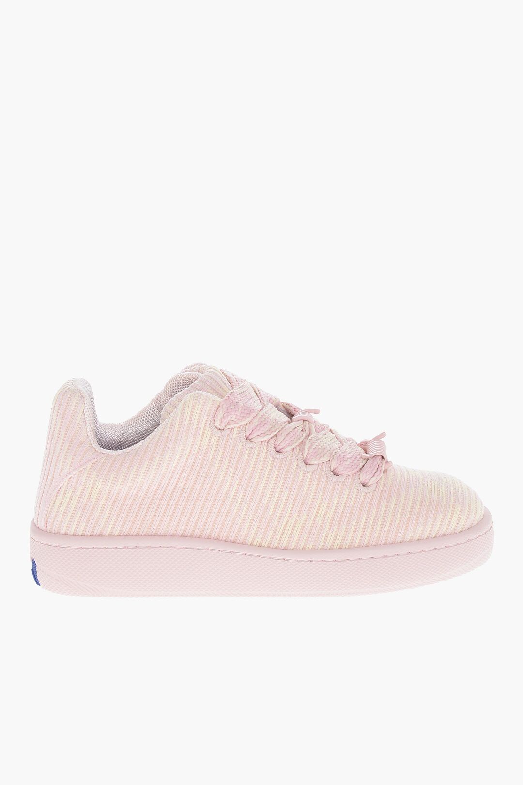 Burberry og1mm1225 Rib Designed Low-Top Sneakers in Pink Size US 6 / IT 36 - 1 Thumbnail