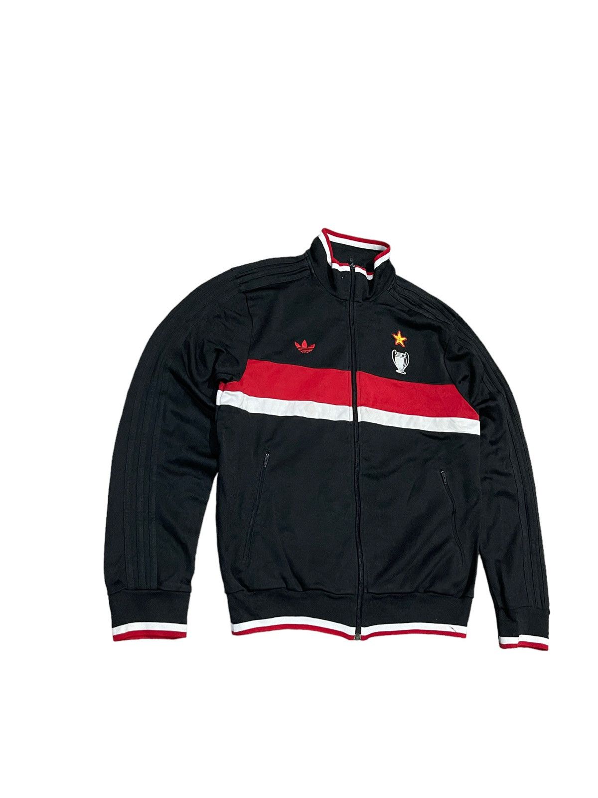 Adidas Vintage Adidas Ac Milan 2006 Mediolanum Tracktop Size US M / EU 48-50 / 2 - 3 Thumbnail