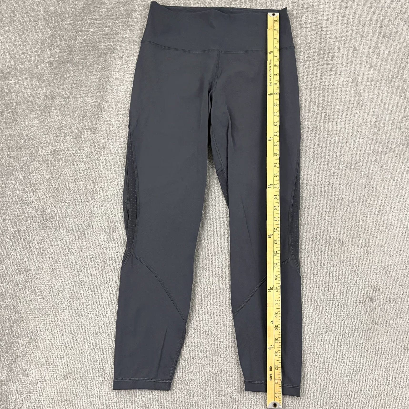 Lululemon Lululemon Revitalize Tight Womens Sz 10 x 25" Gray Active Fitness Yoga W5AI6S Size ONE SIZE - 7 Thumbnail