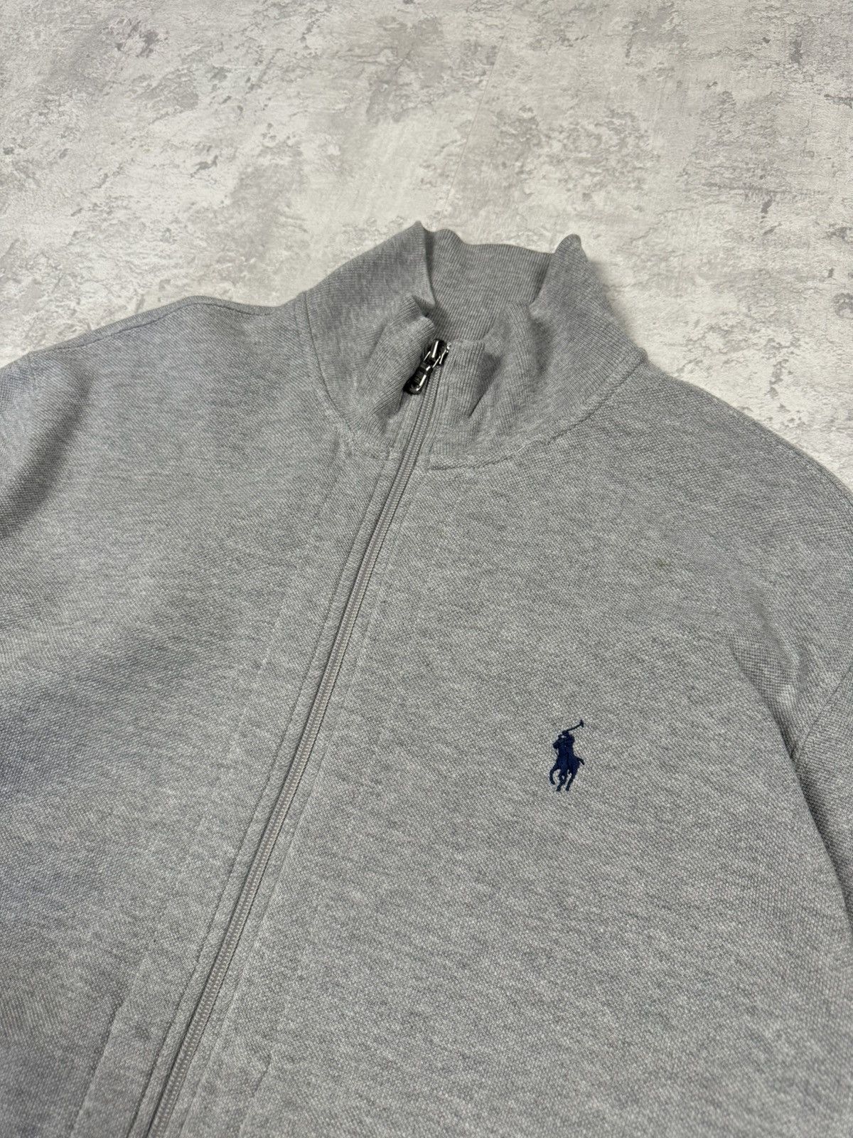Polo Ralph Lauren Vintage Polo Ralph Lauren Y2K Gray Zip Sweatshirt Size L Size US L / EU 52-54 / 3 - 6 Thumbnail