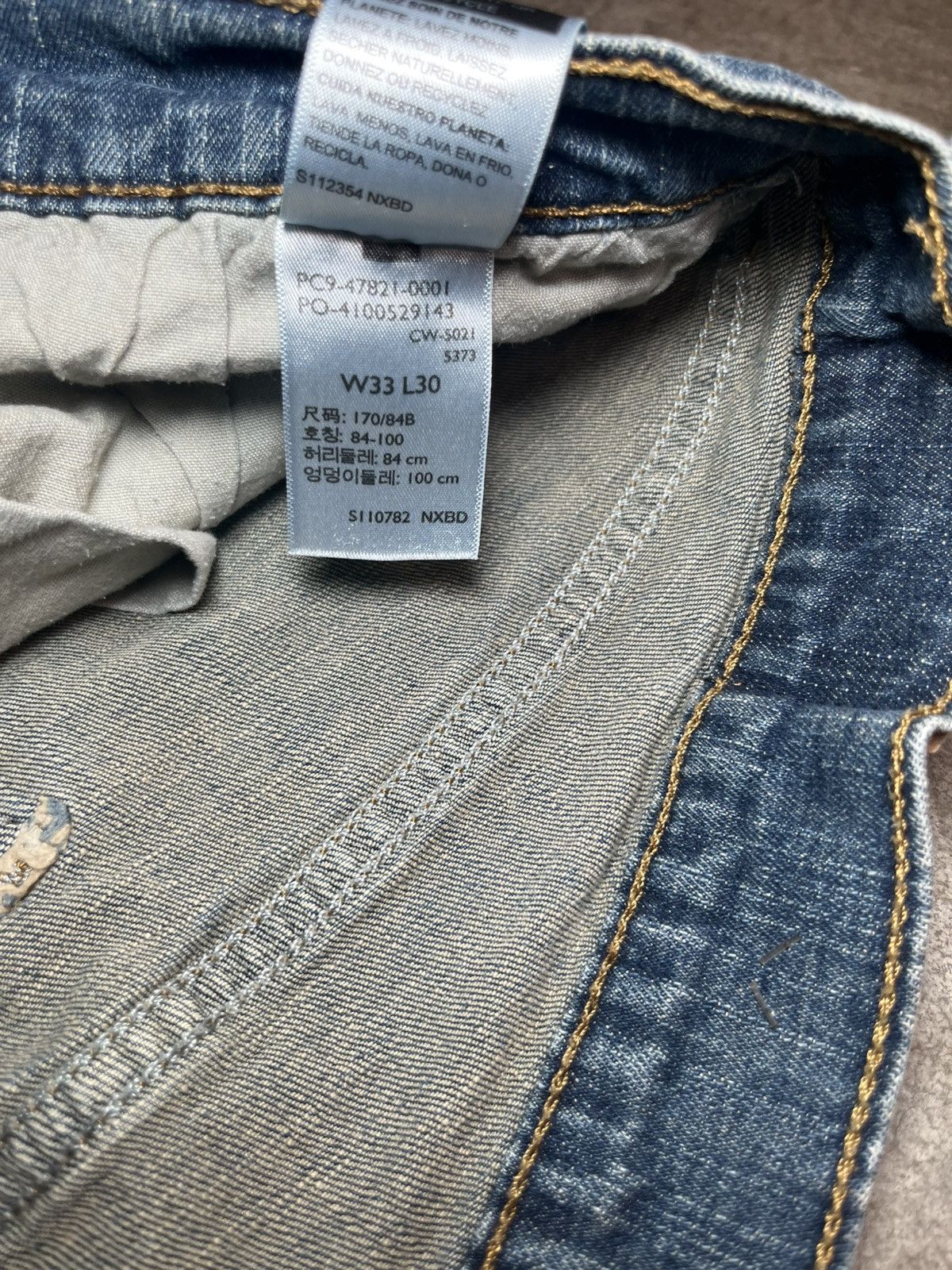 Levi's Levi’s 285 Men’s Relaxed Straight Blue Denim Jeans comfort Size 33" - 4 Thumbnail