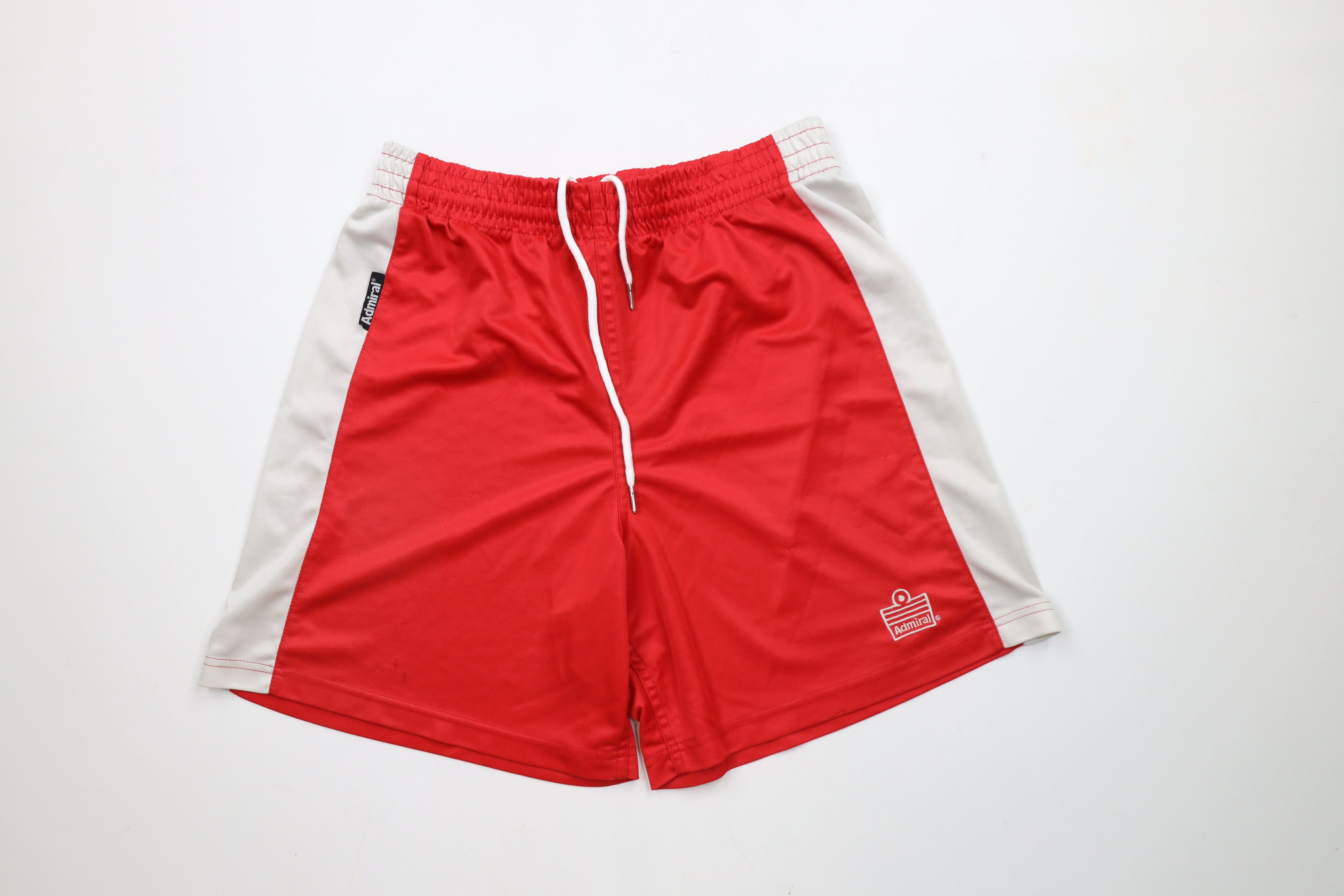 Vintage Vintage 90s Streetwear Above Knee Futbol Soccer Shorts Red Size US 32 / EU 48 - 1 Thumbnail