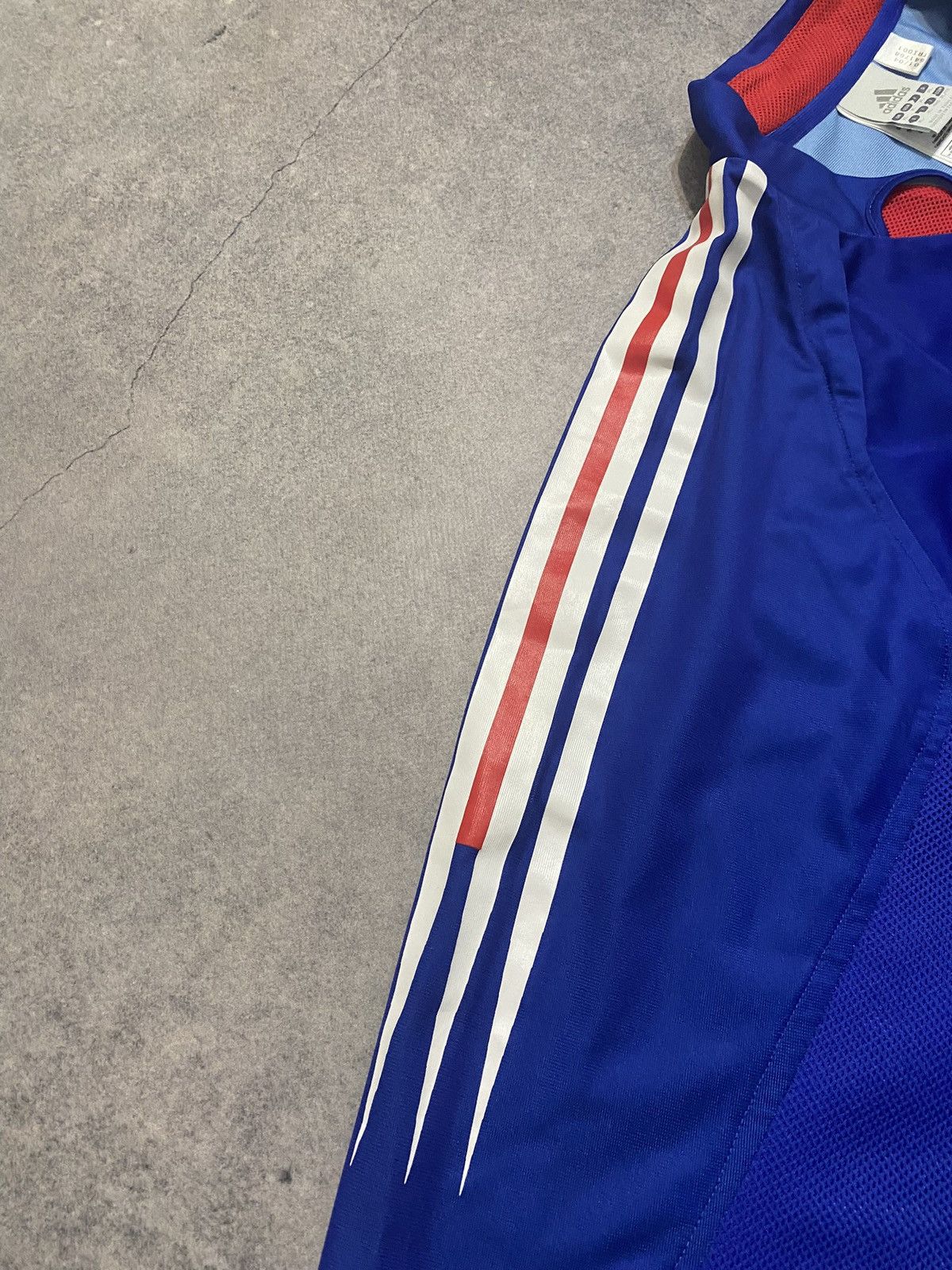 Adidas France 2004/05 Home Football Shirt Soccer Jersey Adidas Size US XL / EU 56 / 4 - 8 Thumbnail