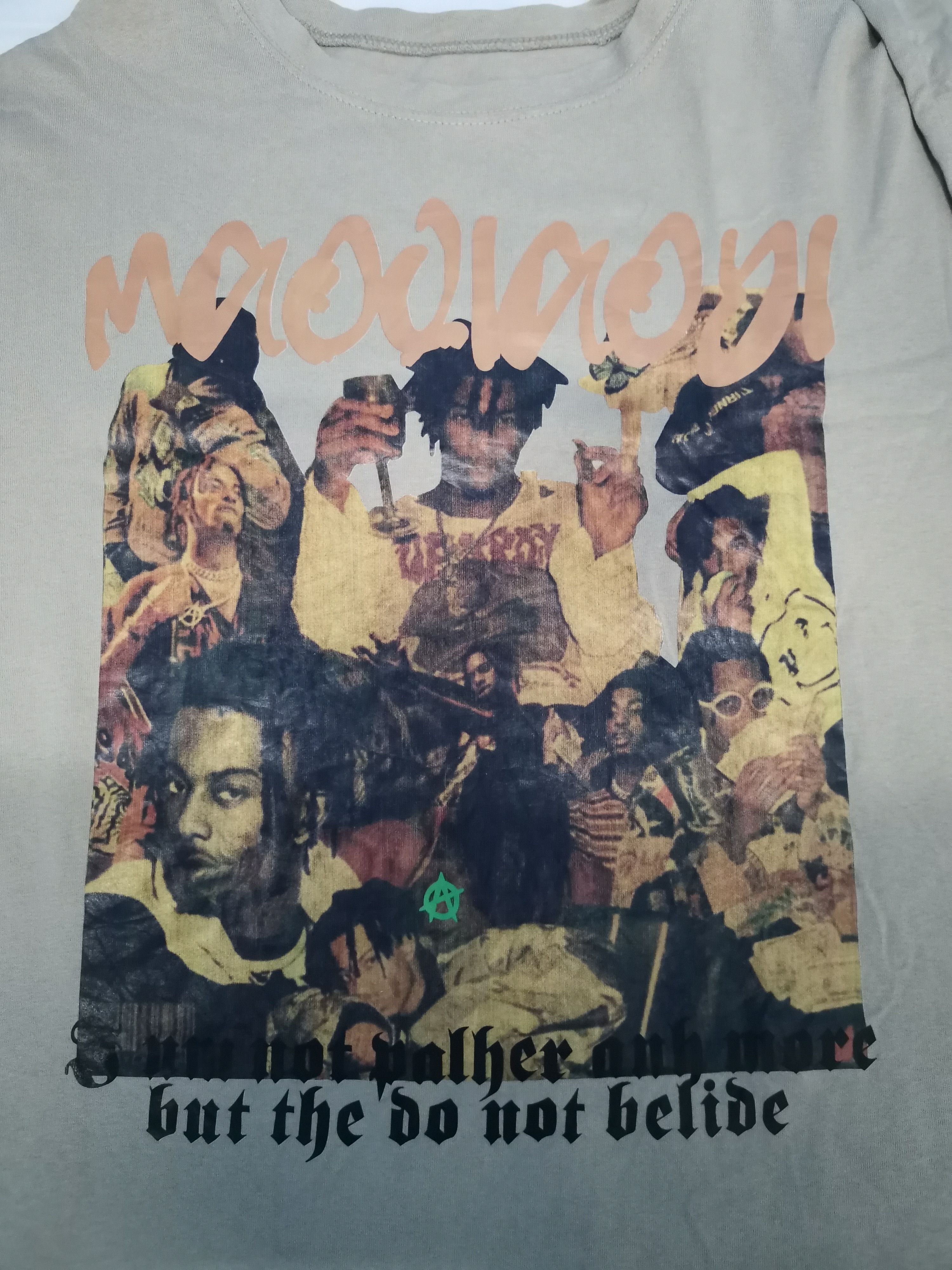 Rap Tees Anarchy Rapper Rap Tee Hip Hop Unknown Streetwear Size US L / EU 52-54 / 3 - 1 Thumbnail