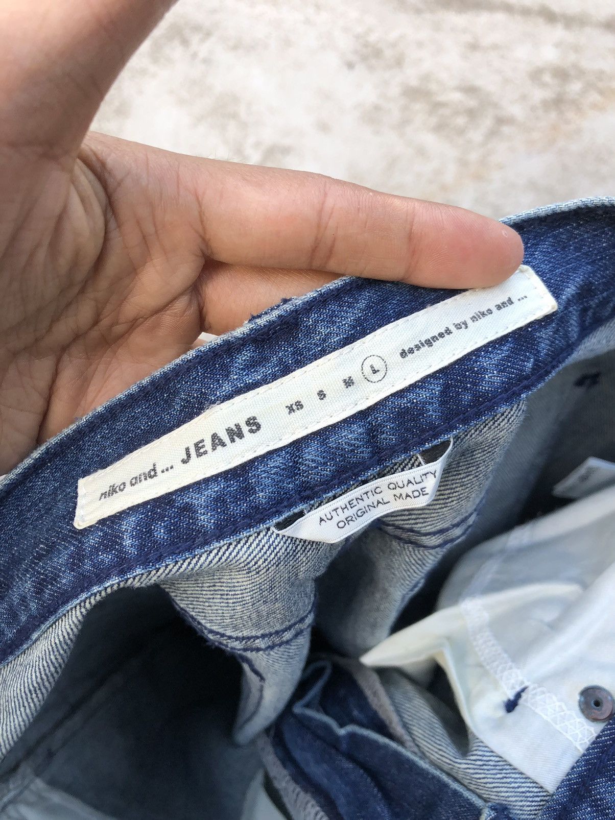 Japanese Brand NIKO AND SPLATTERED PAINT JEANS Size 29" - 3 Thumbnail