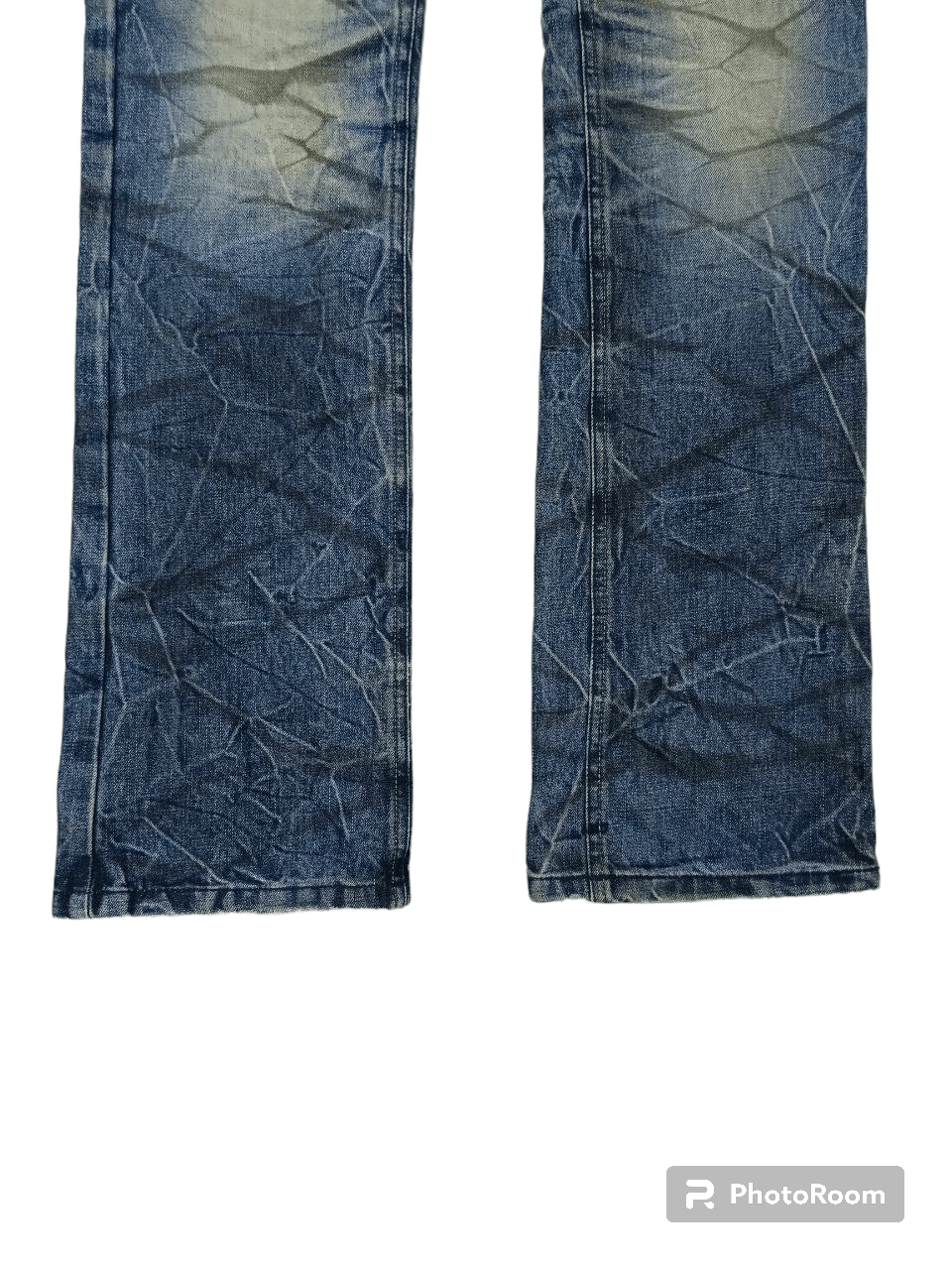Japanese Brand FLARE SICK MULTIPOCKET ZIPPER LAGUST DENIM PANTS Size US 30 / EU 46 - 4 Thumbnail