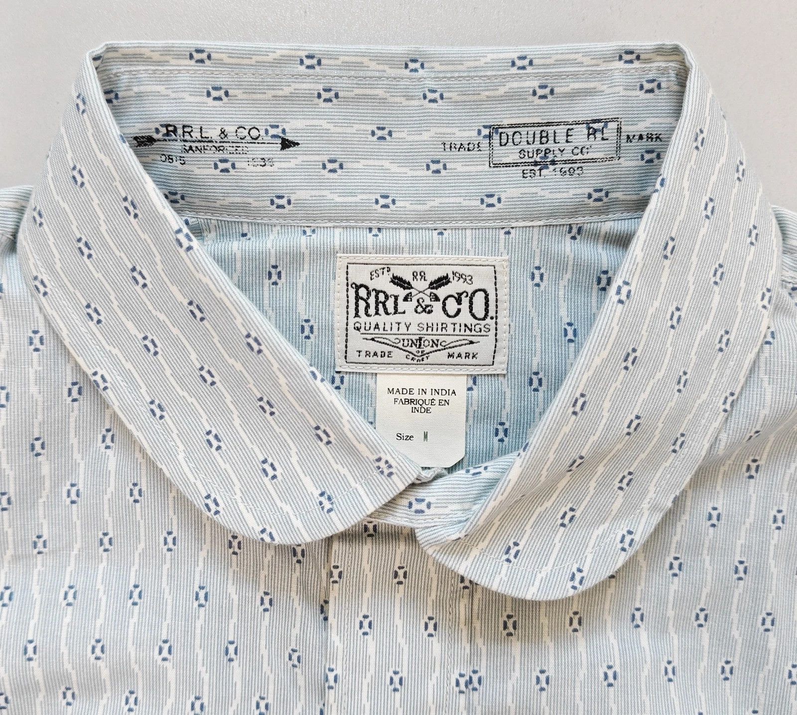 RRL Ralph Lauren Double RL Floral-Print Woven Shirt T 9105 Size US M / EU 48-50 / 2 - 5 Thumbnail