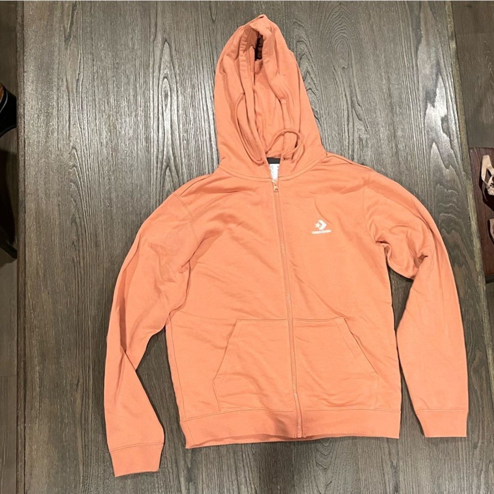 Converse NWT Converse Unisex Long Sleeve Full Zip Hoodie - Size XS Size XS / US 0-2 / IT 36-38 - 1 Thumbnail